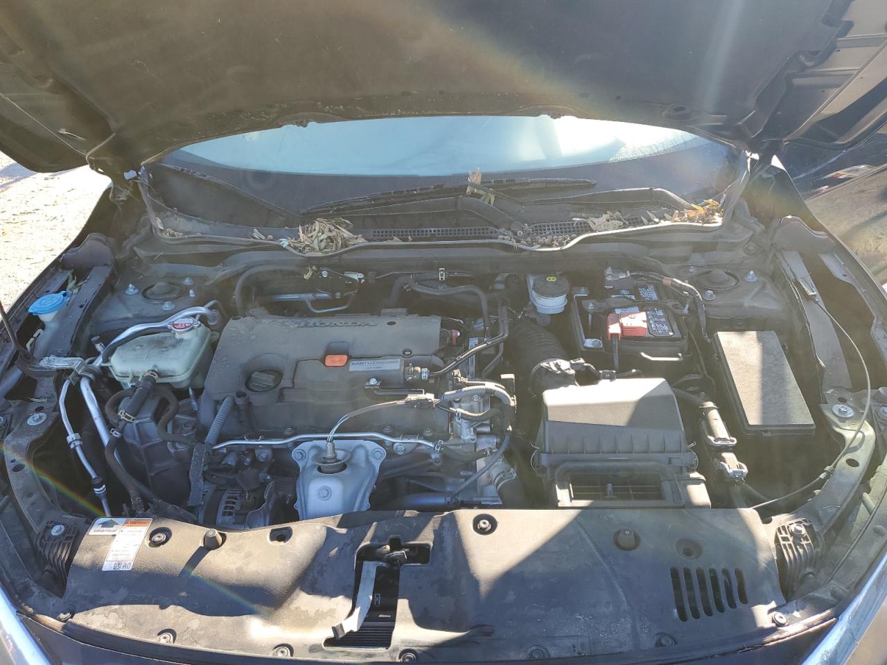 2018 Honda Civic VIN 2HGFC4B02JH300577 Copart auction photo, normal wear damage thumbnail 9
