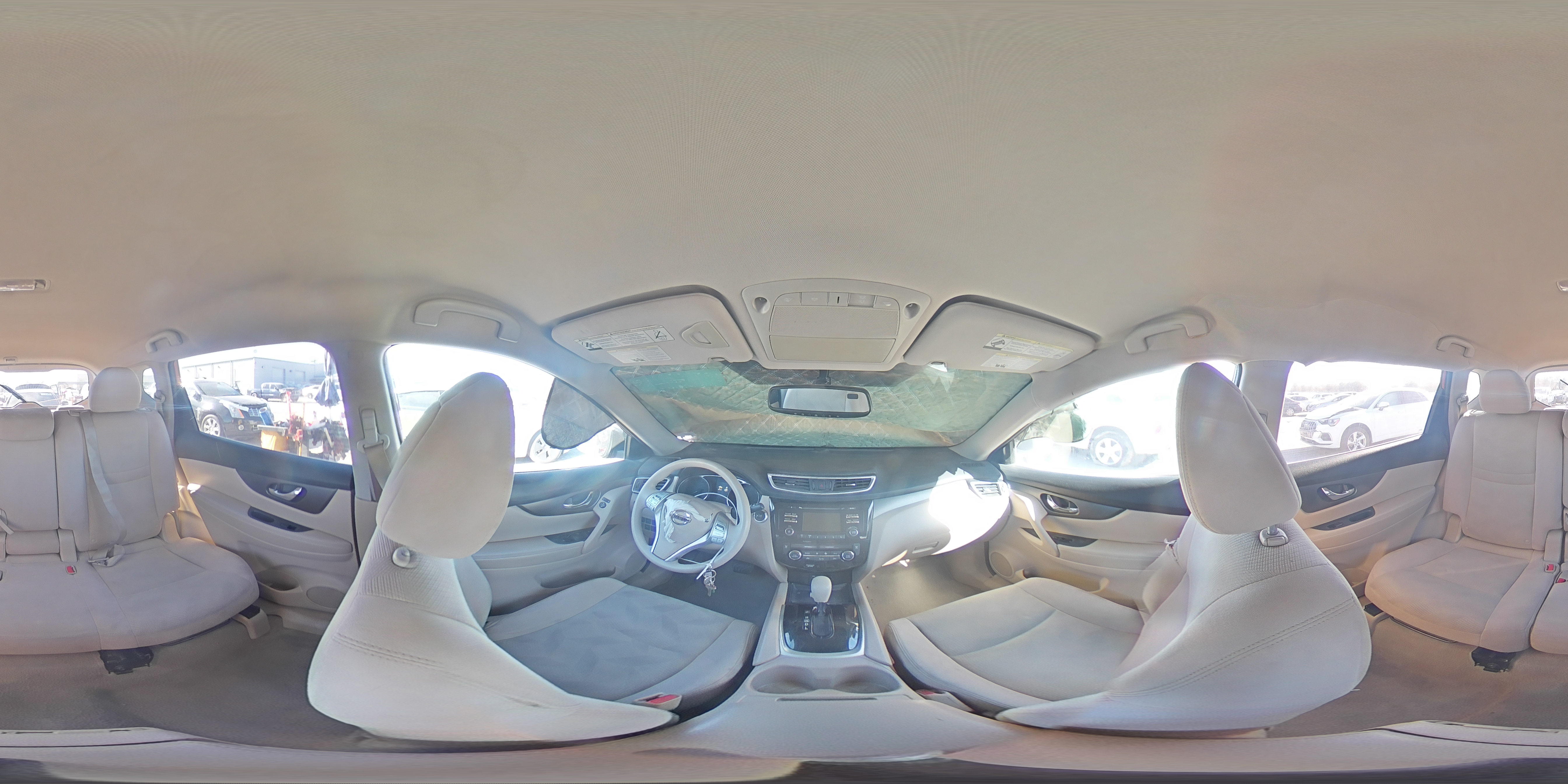 2015 Nissan Rogue VIN 5N1AT2ML1FC848421 Copart auction photo, front end / side damage thumbnail 14
