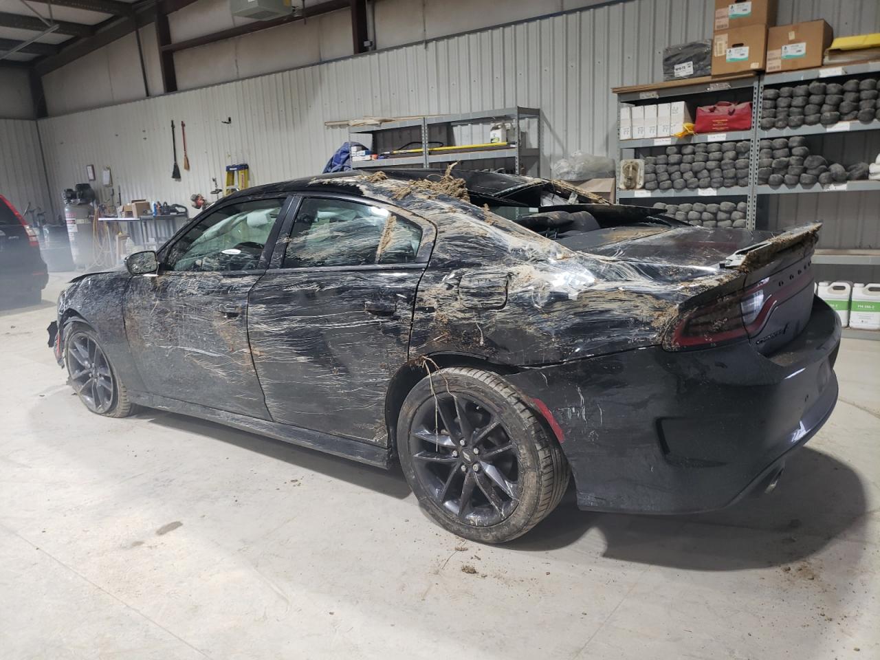 2021 Dodge Charger VIN 2C3CDXMG0MH601089 Copart auction photo, rollover damage thumbnail 2