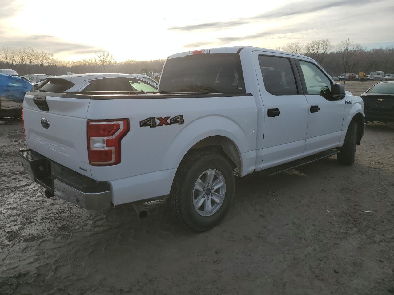 2018 Ford F-150 VIN 1FTEW1EP2JKE96540 Copart auction photo, front end / side damage thumbnail 3