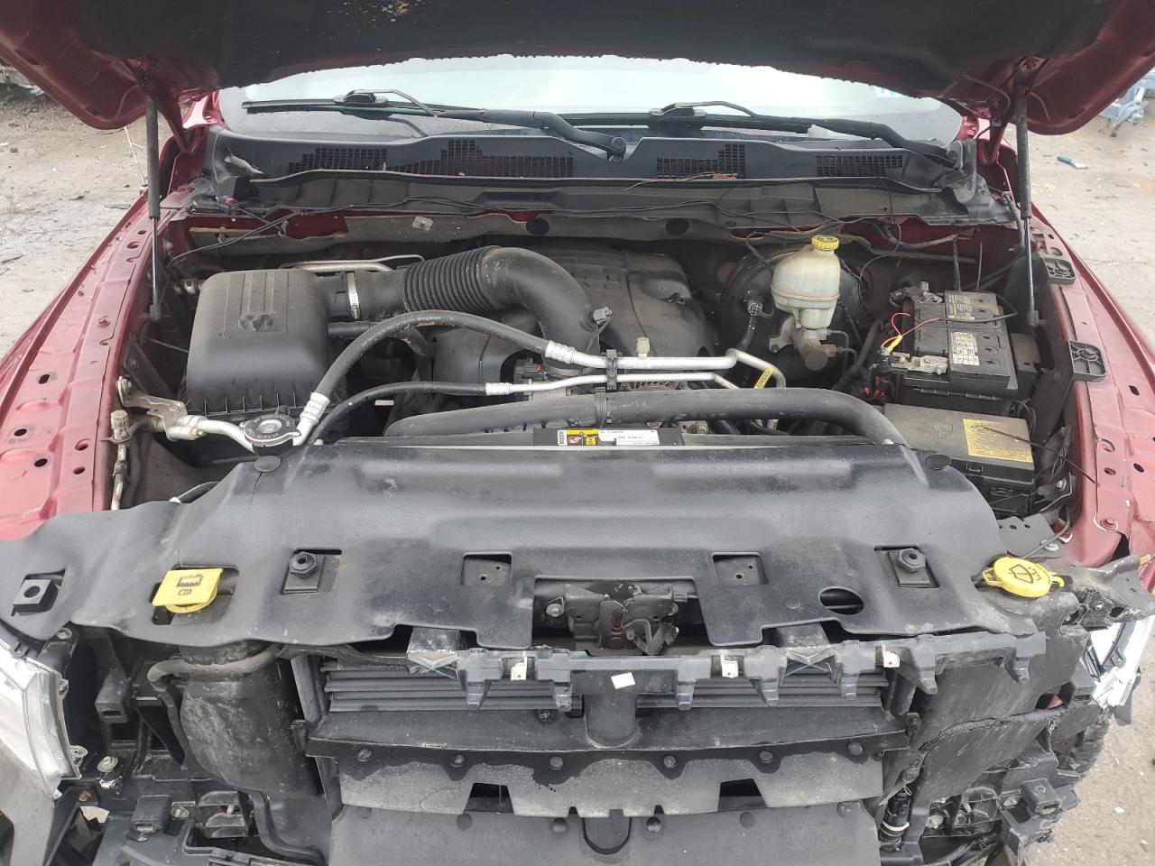 2014 RAM 1500 VIN 1C6RR7FTXES343991 Copart auction photo, all over damage thumbnail 11