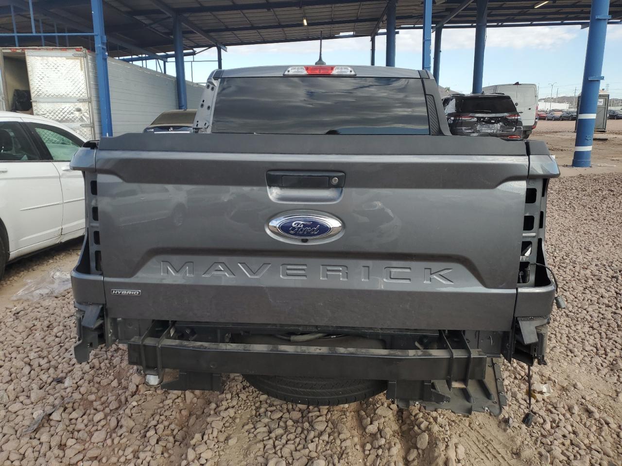 2023 Ford Maverick VIN 3FTTW8E31PRA55175 Copart auction photo, all over damage thumbnail 6