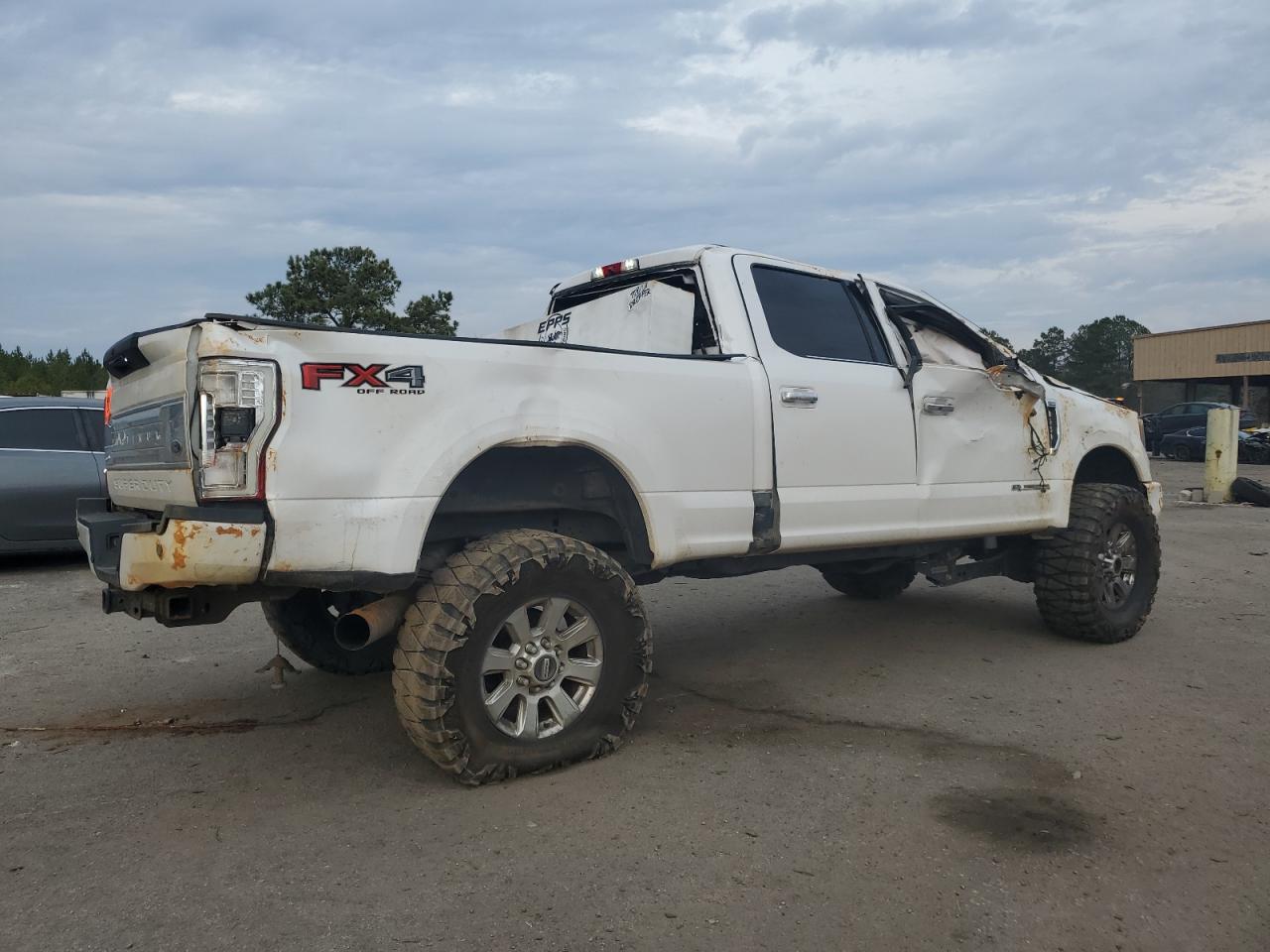 2018 Ford F250 VIN 1FT7W2BT0JEC97761 Copart auction photo, rollover damage thumbnail 3