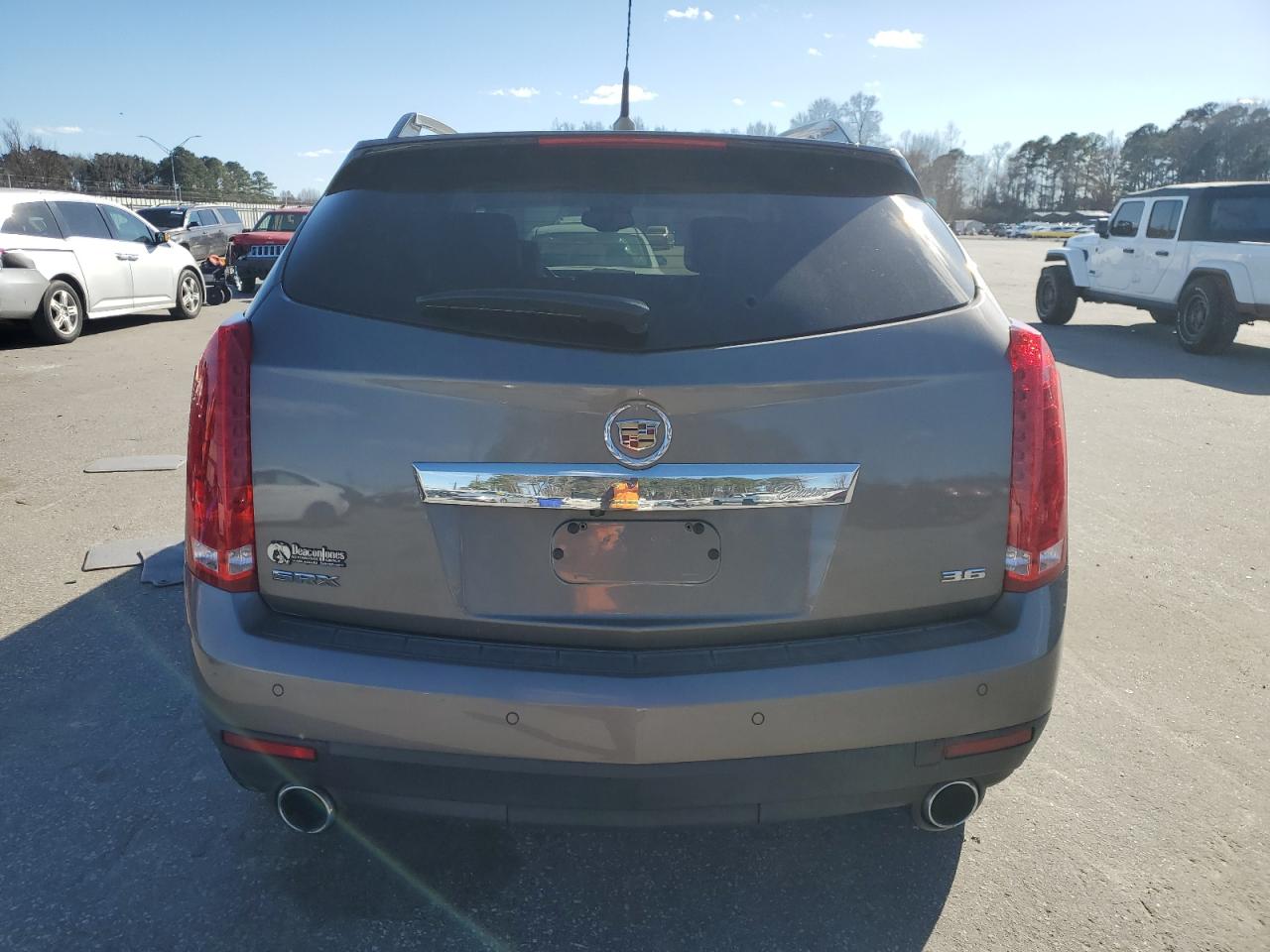 2012 Cadillac SRX VIN 3GYFNBE38CS600749 Copart auction photo, front end damage thumbnail 6