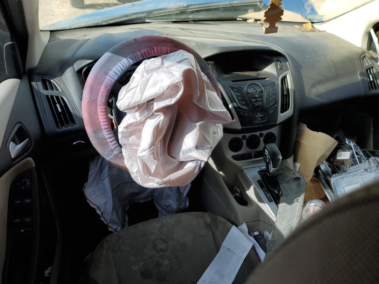 2013 Ford Focus VIN 1FADP3F25DL116019 Copart auction photo, front end damage thumbnail 8