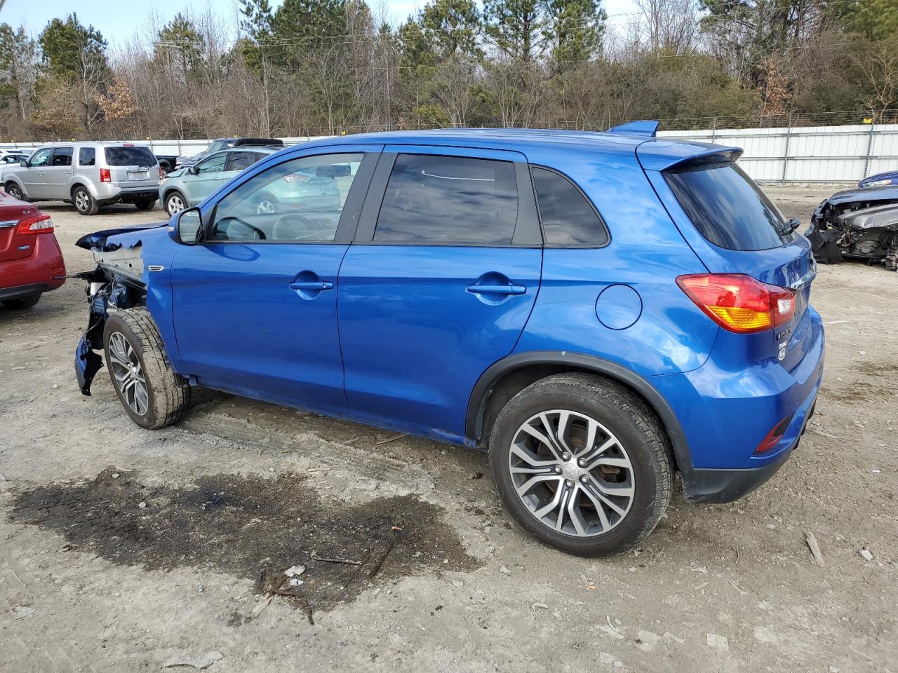 2019 Mitsubishi Outlander VIN JA4AP3AU6KU019810 Copart auction photo, side damage thumbnail 2