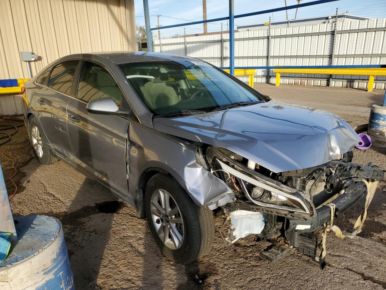 2017 Hyundai Sonata VIN 5NPE24AFXHH542179 Copart auction photo, front end damage thumbnail 4