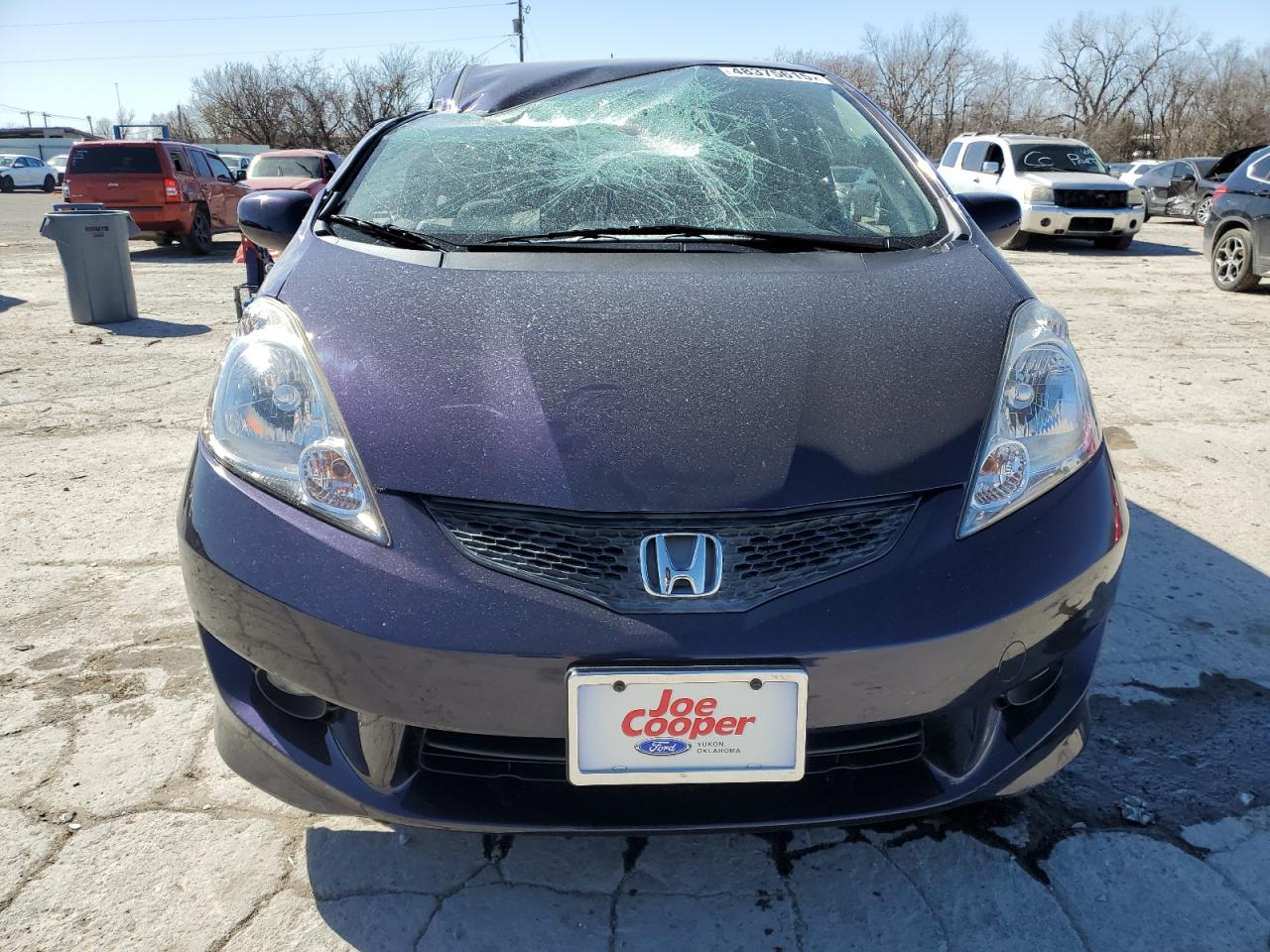 2010 Honda Fit VIN JHMGE8G42AC019025 Copart auction photo, top/roof / minor dent/scratches damage thumbnail 5