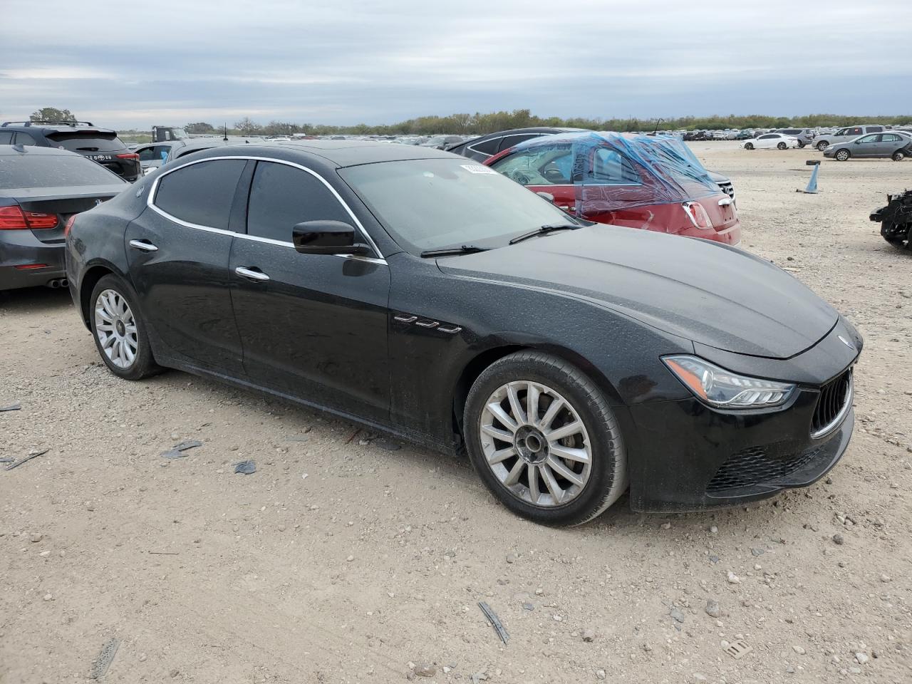2014 Maserati Ghibli VIN ZAM57XSA4E1091495 Copart auction photo, minor dent/scratches damage thumbnail 4