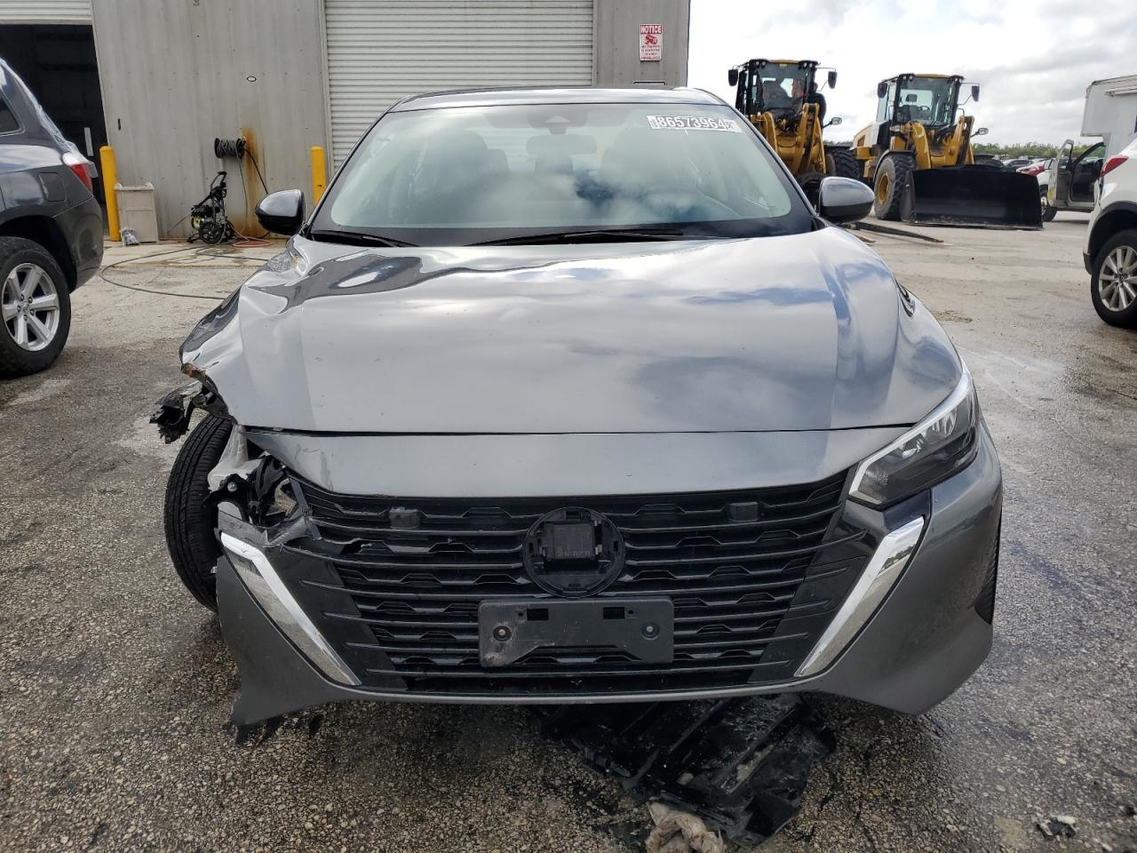 2024 Nissan Sentra VIN 3N1AB8CV5RY247038 Copart auction photo, side / front end damage thumbnail 5