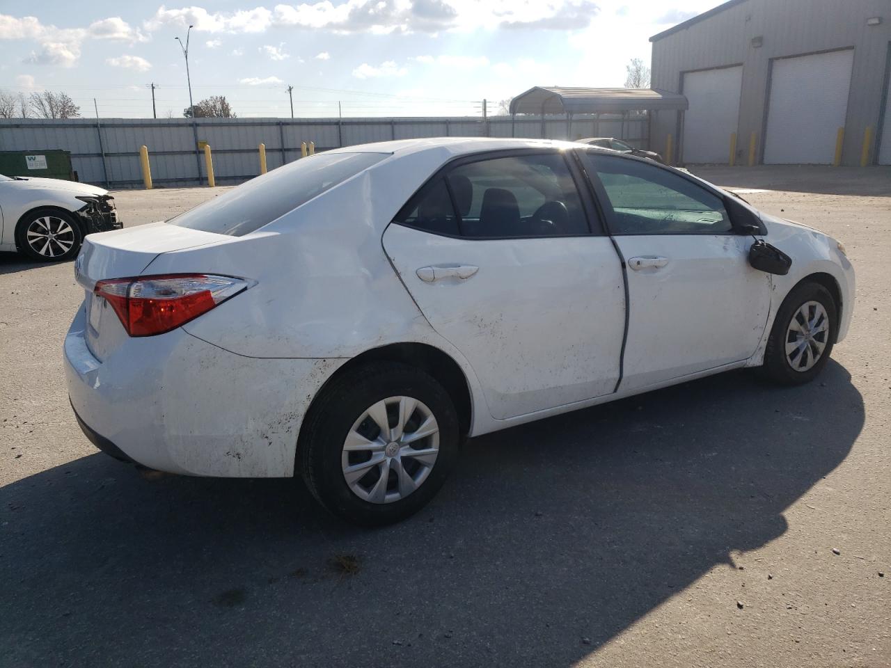 2014 Toyota Corolla VIN 5YFBURHE4EP093202 Copart auction photo, all over / top/roof damage thumbnail 3