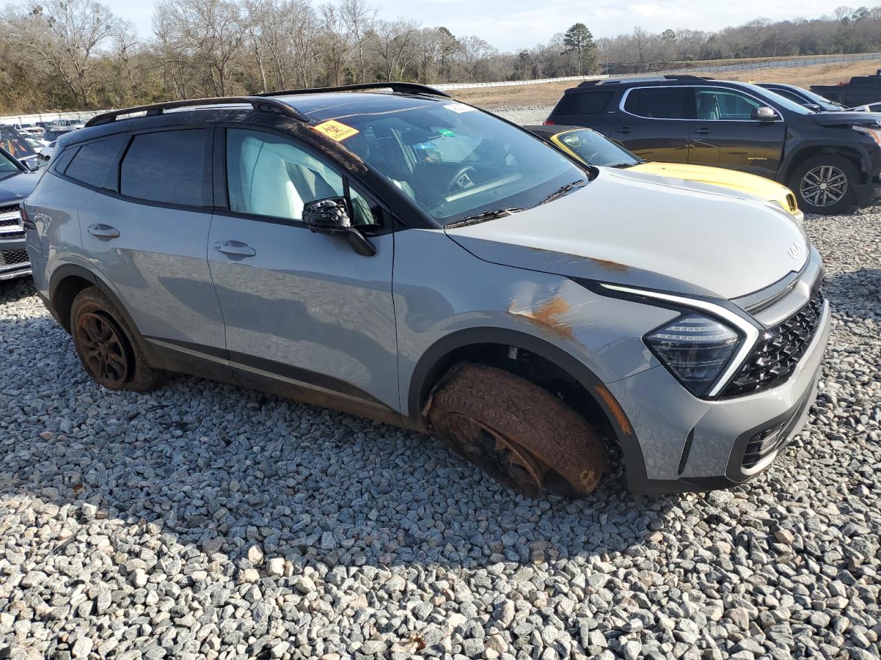 2023 KIA Sportage VIN 5XYK7CAF8PG131528 Copart auction photo, rollover damage thumbnail 4