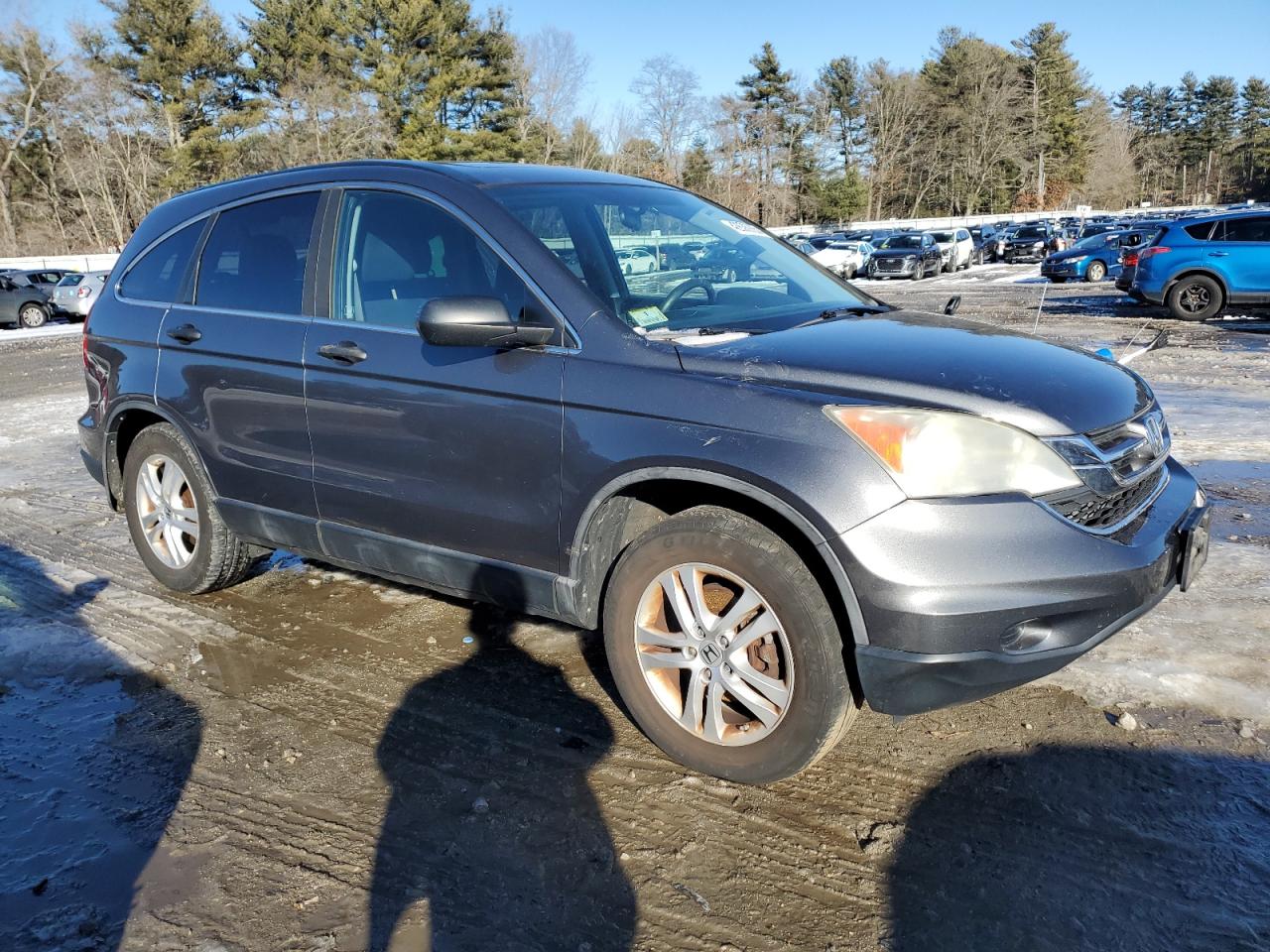 2011 Honda CR-V VIN 5J6RE4H56BL067892 Copart auction photo, mechanical damage thumbnail 4