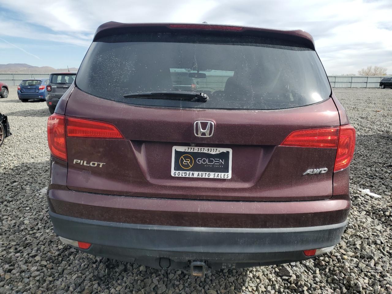 2016 Honda Pilot VIN 5FNYF6H55GB007848 Copart auction photo, front end damage thumbnail 6