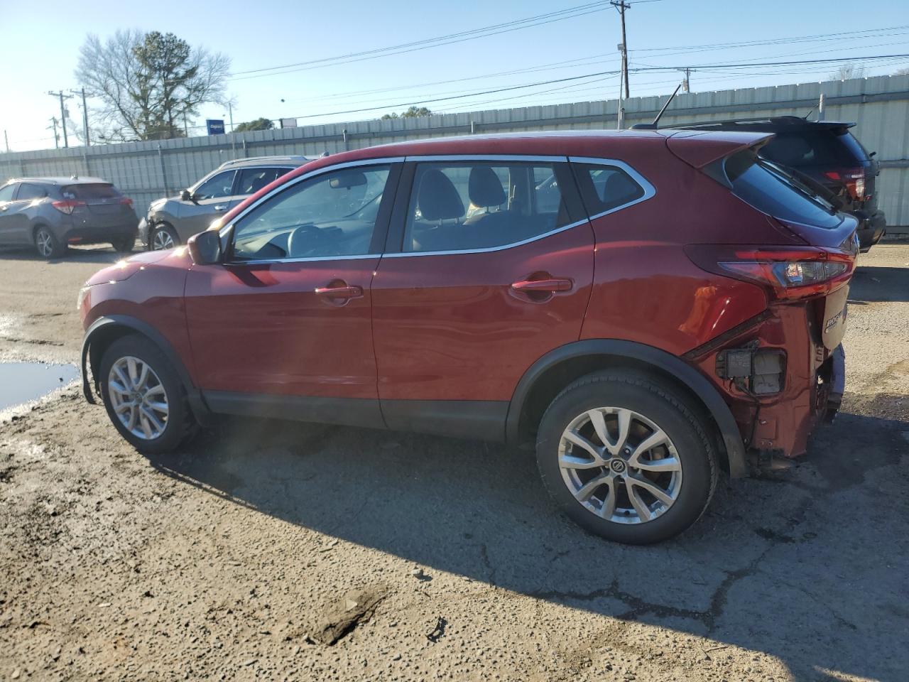 2021 Nissan Rogue VIN JN1BJ1AV1MW318740 Copart auction photo, front end / rear end damage thumbnail 2