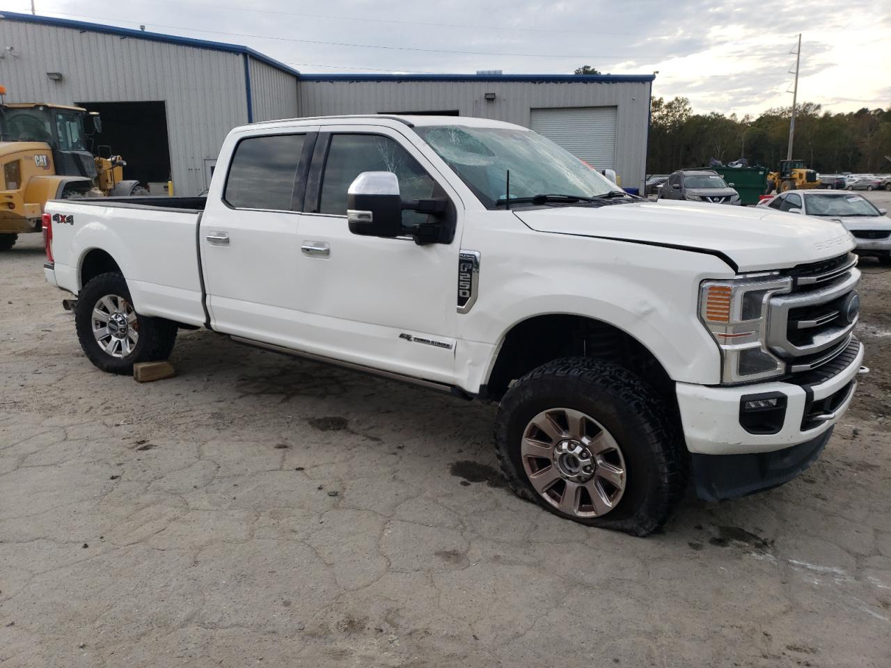 2021 Ford F250 VIN 1FT7W2BT4MEC34084 Copart auction photo, rollover damage thumbnail 4