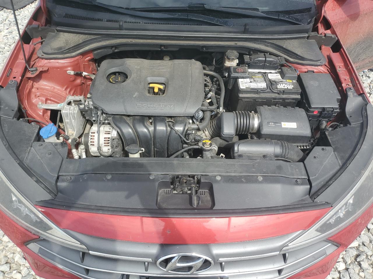 2019 Hyundai Elantra VIN 5NPD84LF5KH418416 Copart auction photo, rear end / side damage thumbnail 12