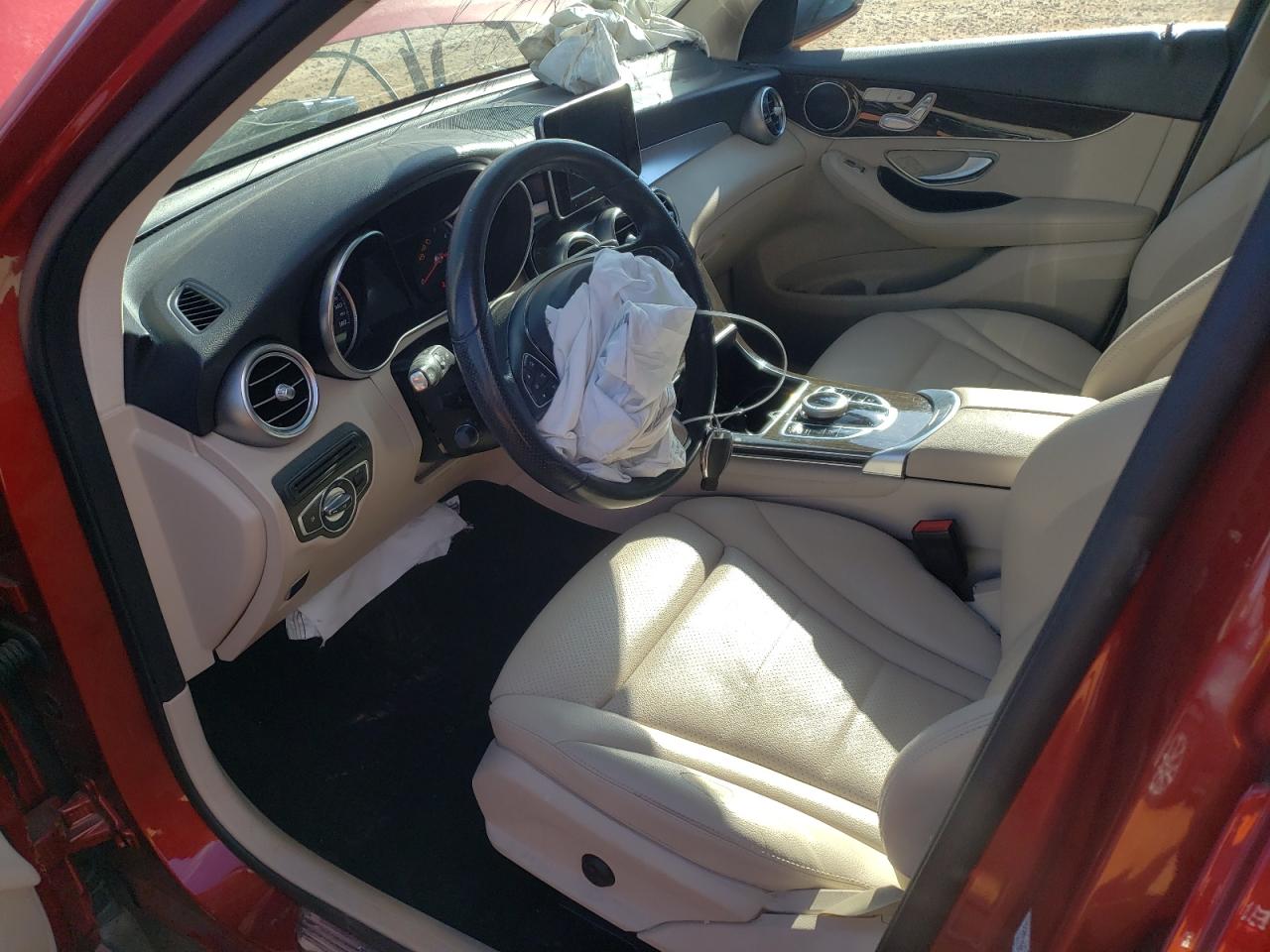 2019 Mercedes-Benz GLC VIN WDC0G4JB2KV148640 Copart auction photo, front end / mechanical damage thumbnail 7