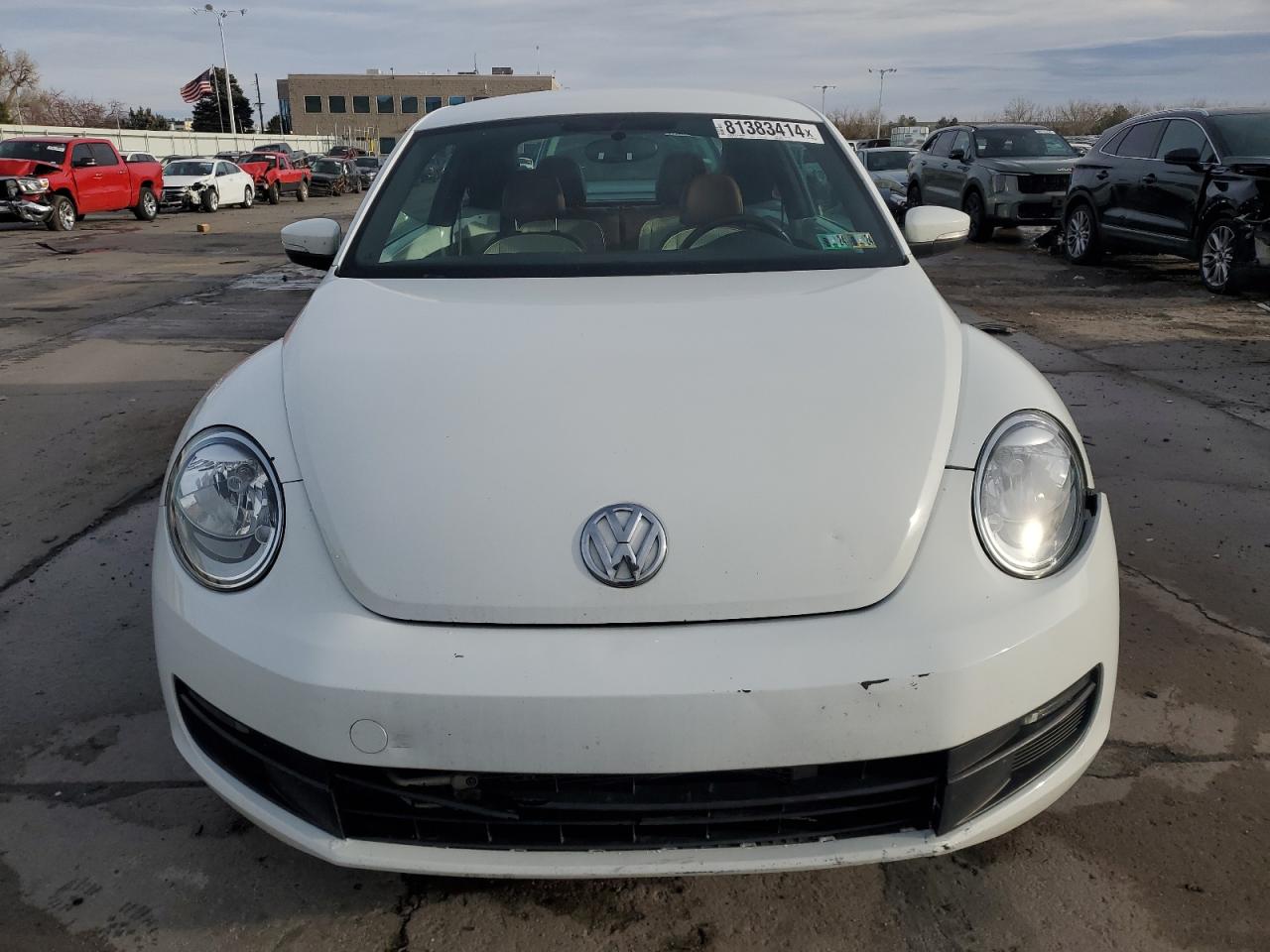 2016 Volkswagen Beetle VIN 3VWF17AT2GM633760 Copart auction photo, front end damage thumbnail 5