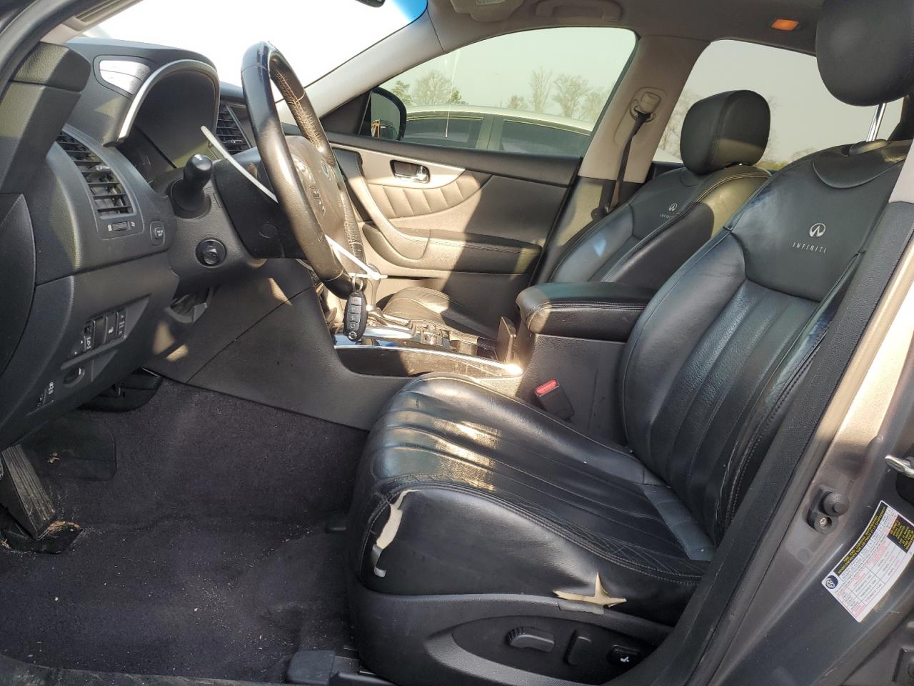 2013 Infiniti FX VIN JN8CS1MU7DM142343 Copart auction photo, front end damage thumbnail 7