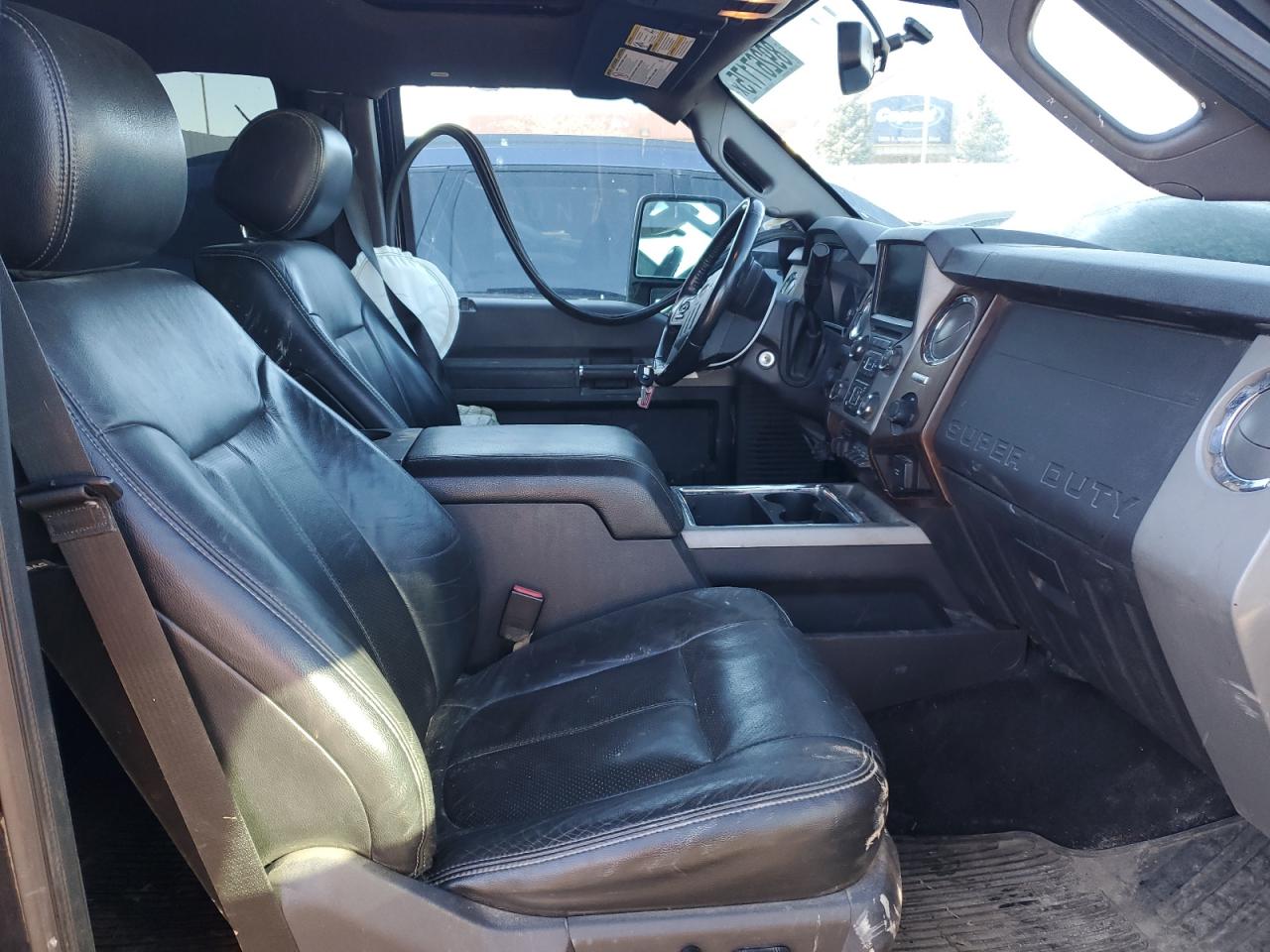 2013 Ford F350 VIN 1FT8W3DT2DEB84874 Copart auction photo, front end / side damage thumbnail 7