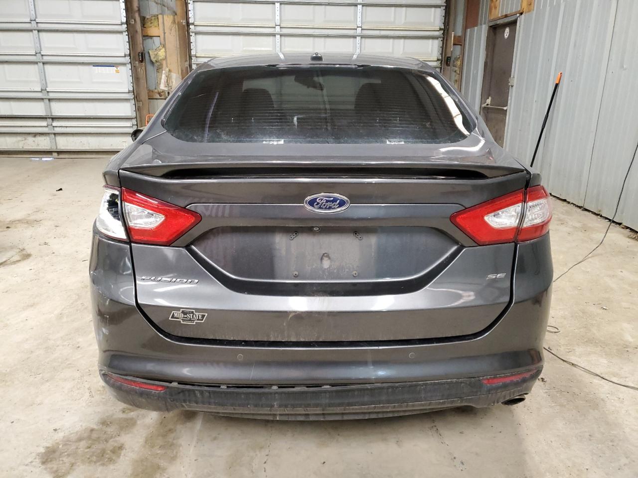 2016 Ford Fusion VIN 3FA6P0H79GR125196 Copart auction photo, side damage thumbnail 6