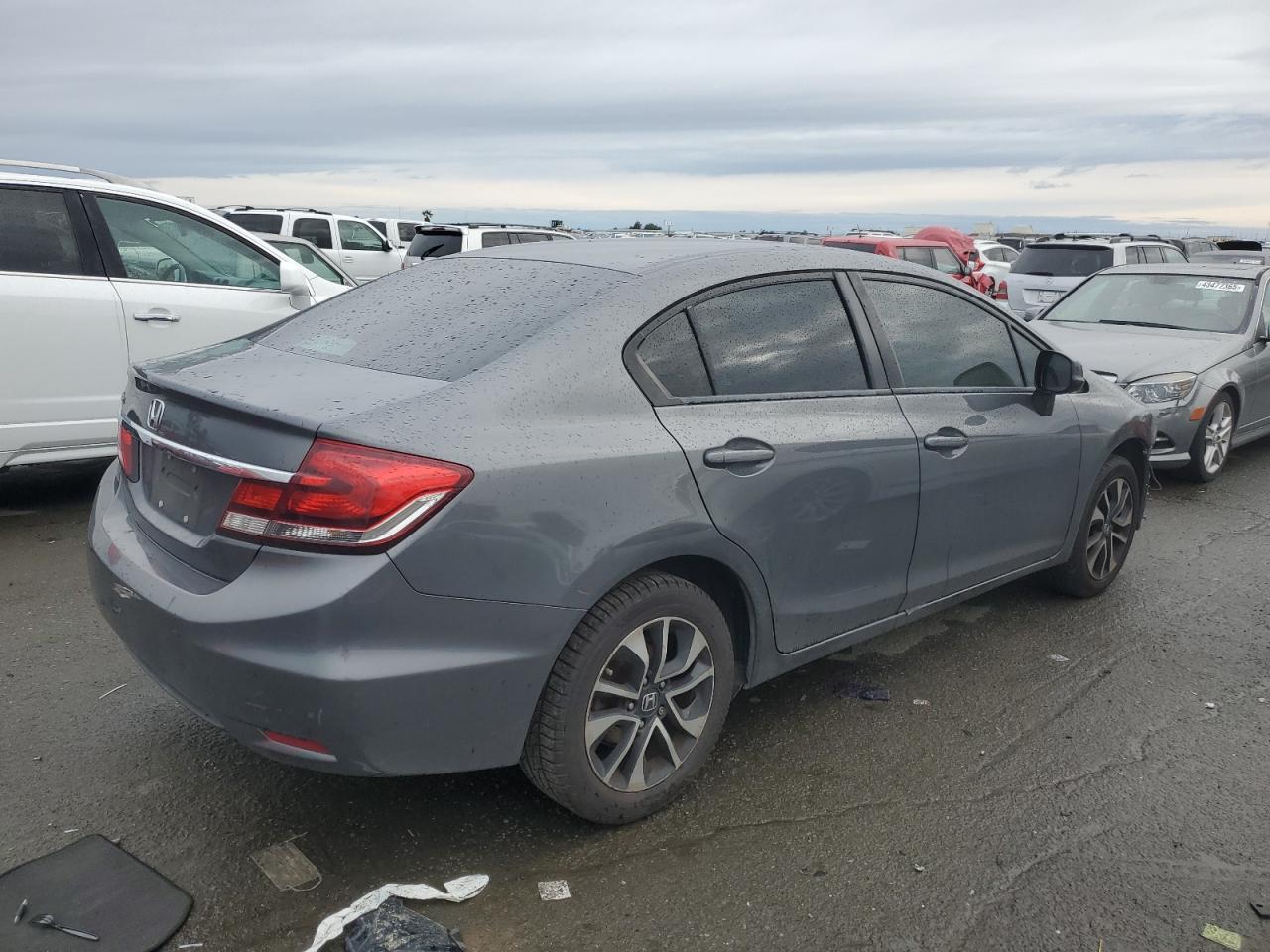 2013 Honda Civic VIN 19XFB2F89DE271035 Copart auction photo, front end damage thumbnail 3