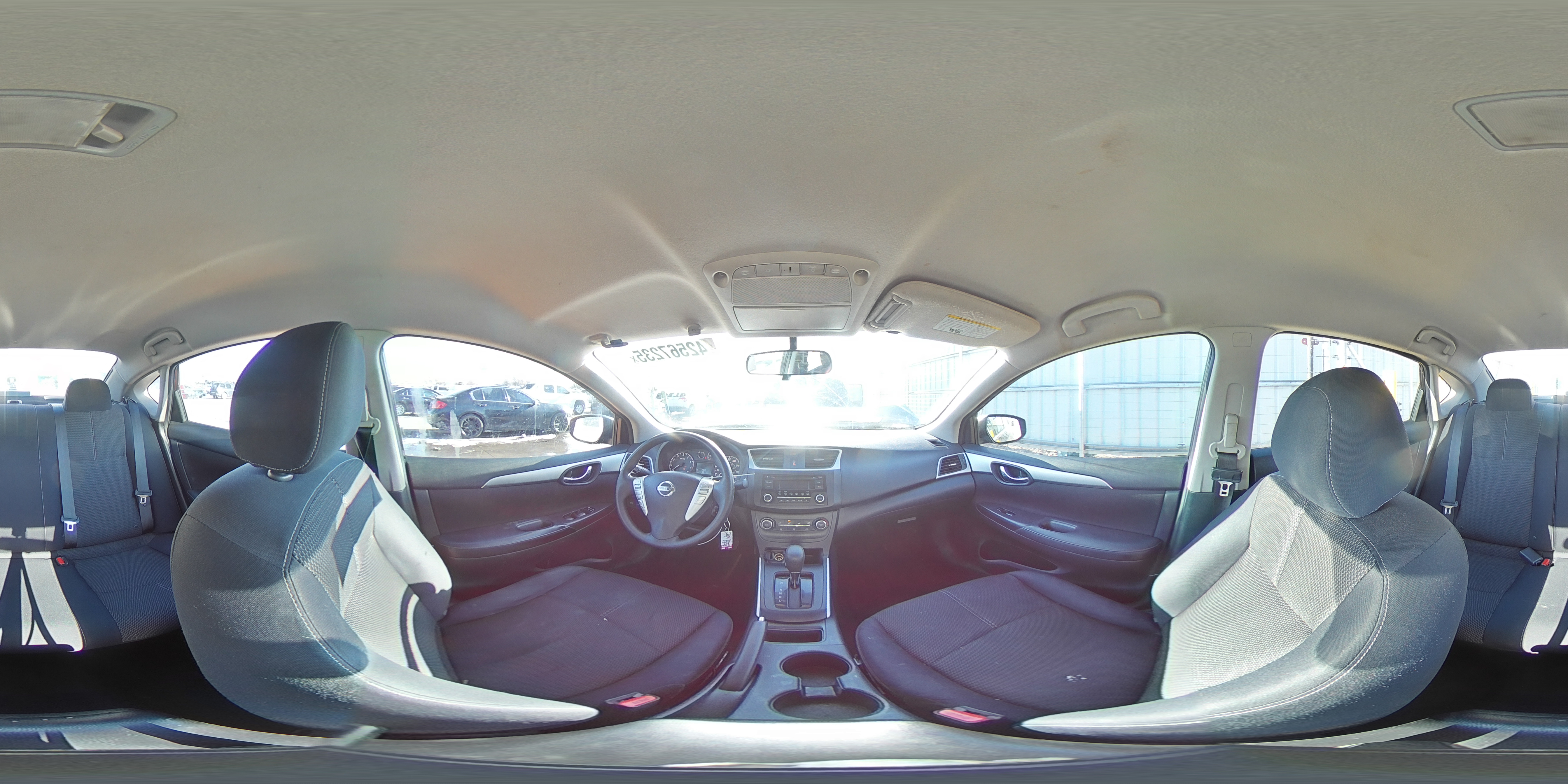 2017 Nissan Sentra VIN 3N1AB7AP4HY383822 Copart auction photo, front end / hail damage thumbnail 14