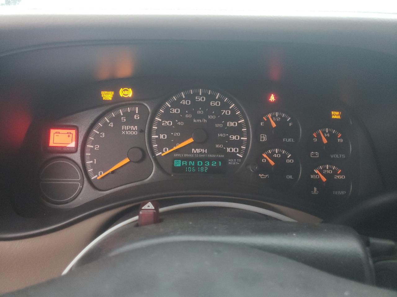 2001 Chevrolet Tahoe VIN 1GNEK13TX1R159351 Copart auction photo, front end / side damage thumbnail 9