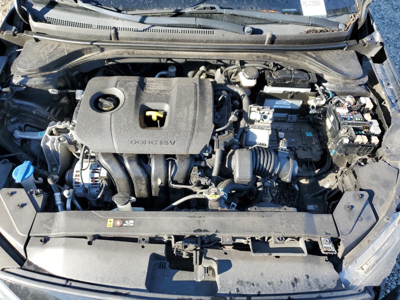 2020 Hyundai Elantra VIN 5NPD74LFXLH524932 Copart auction photo, front end / side damage thumbnail 11