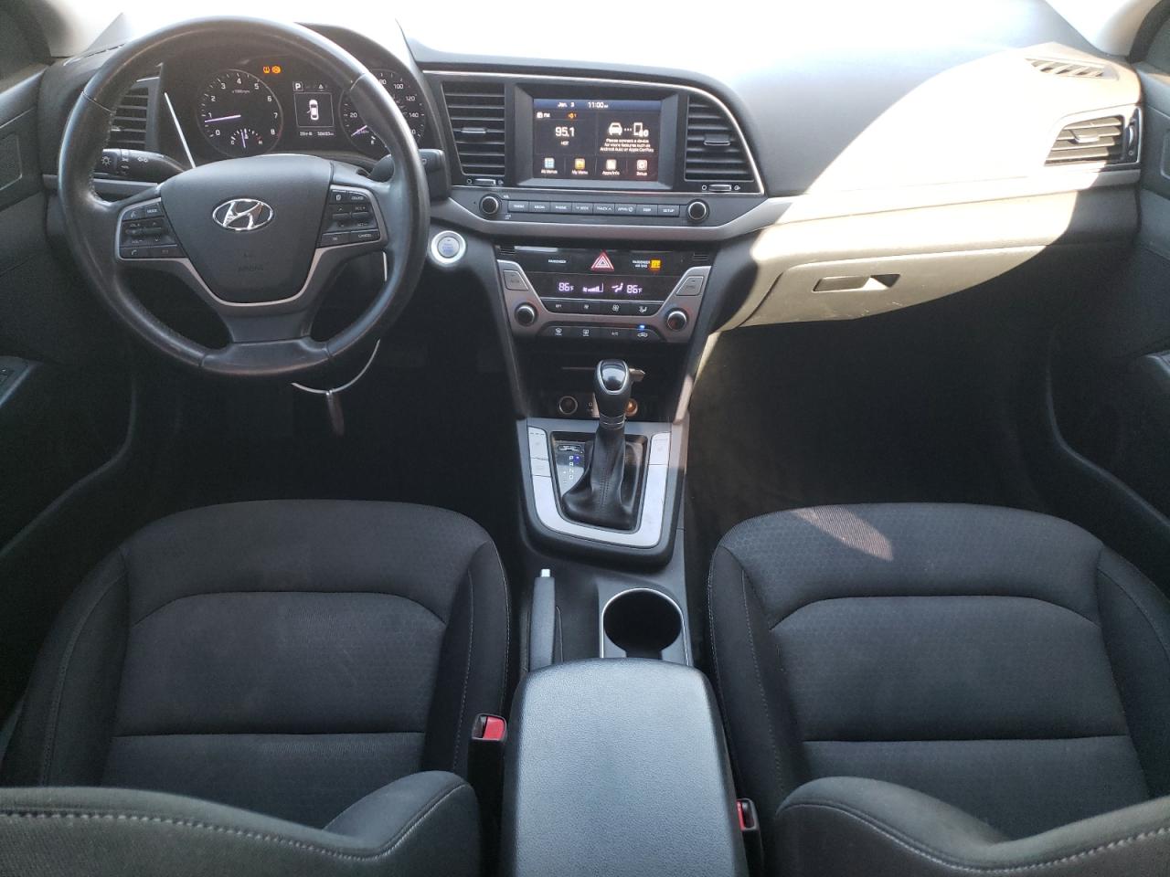 2018 Hyundai Elantra VIN KMHD84LF8JU596112 Copart auction photo, side / rear end damage thumbnail 8