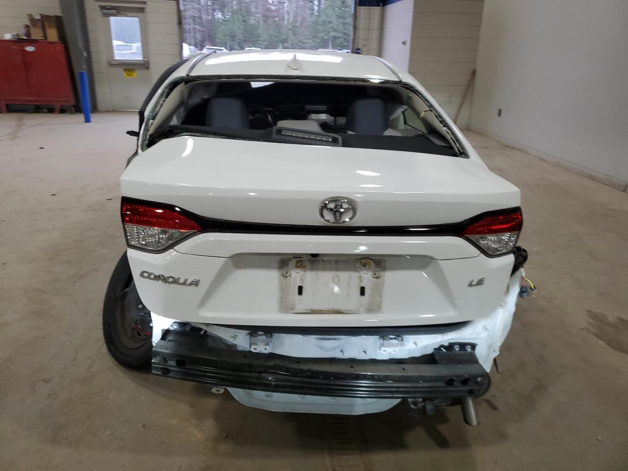 2021 Toyota Corolla VIN JTDEPMAE8MJ119398 Copart auction photo, rear end / undercarriage damage thumbnail 6