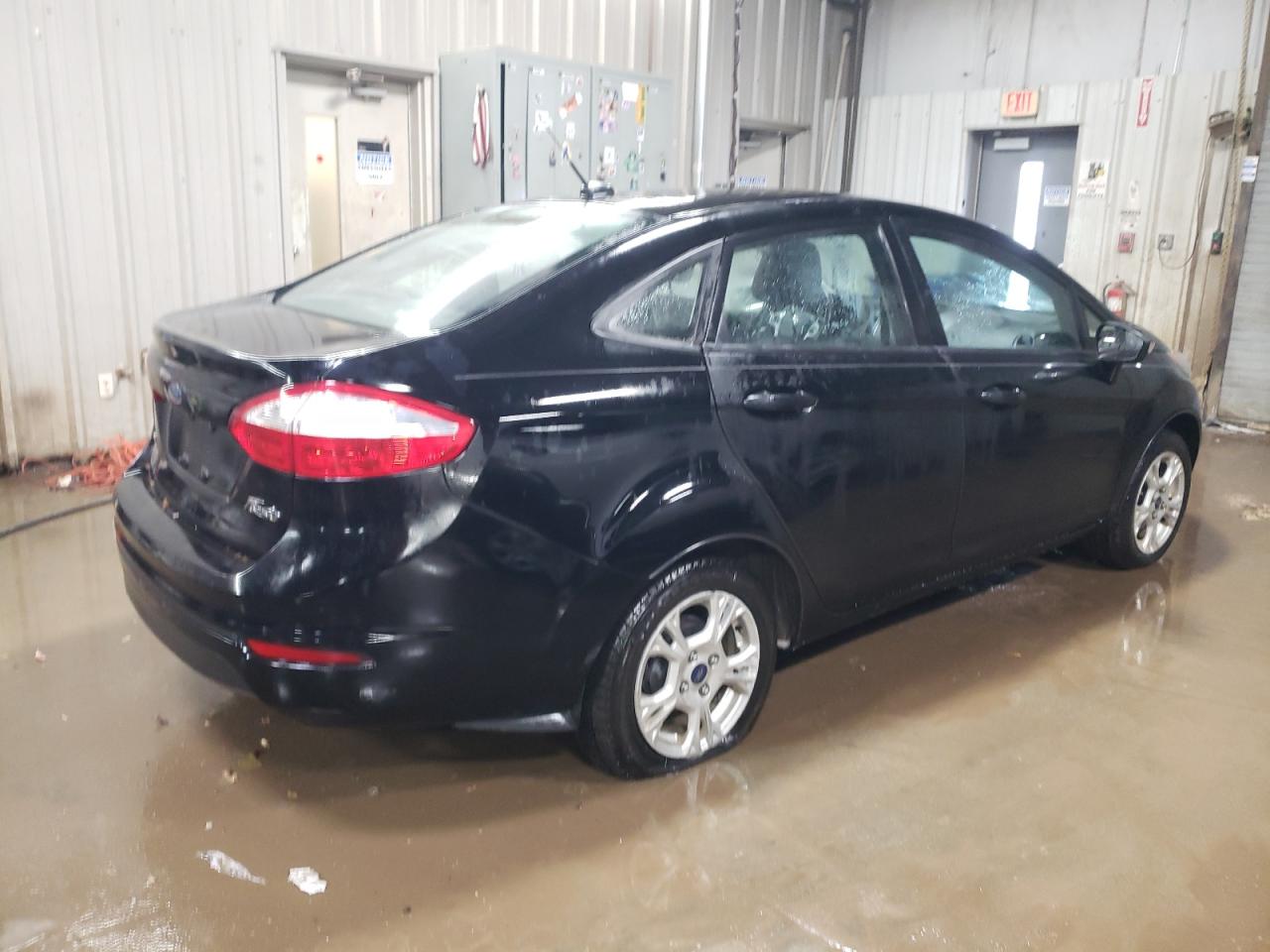 2016 Ford Fiesta VIN 3FADP4BJ0GM133347 Copart auction photo, side damage thumbnail 3