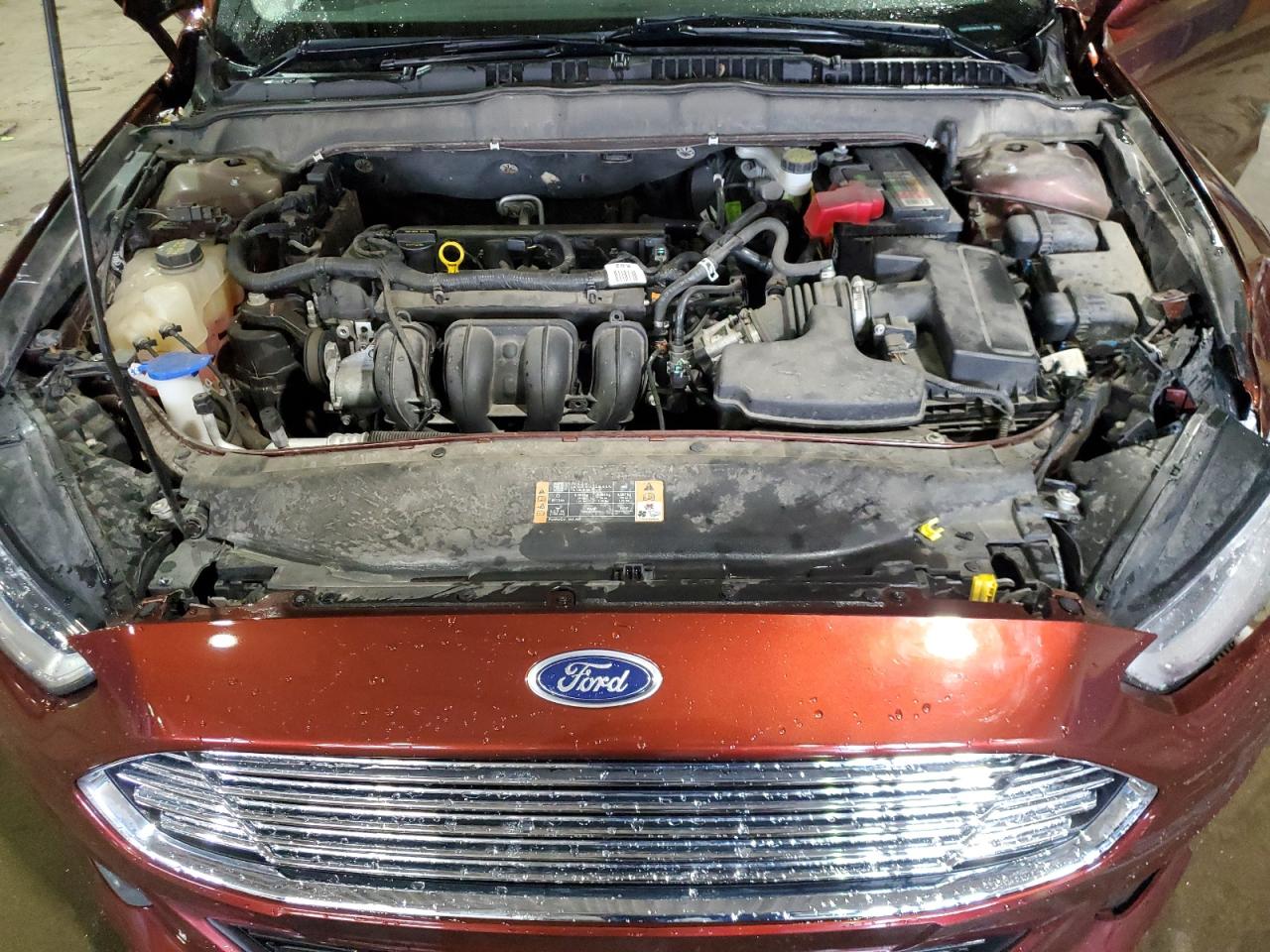 2015 Ford Fusion VIN 3FA6P0H78FR126175 Copart auction photo, front end / side damage thumbnail 11