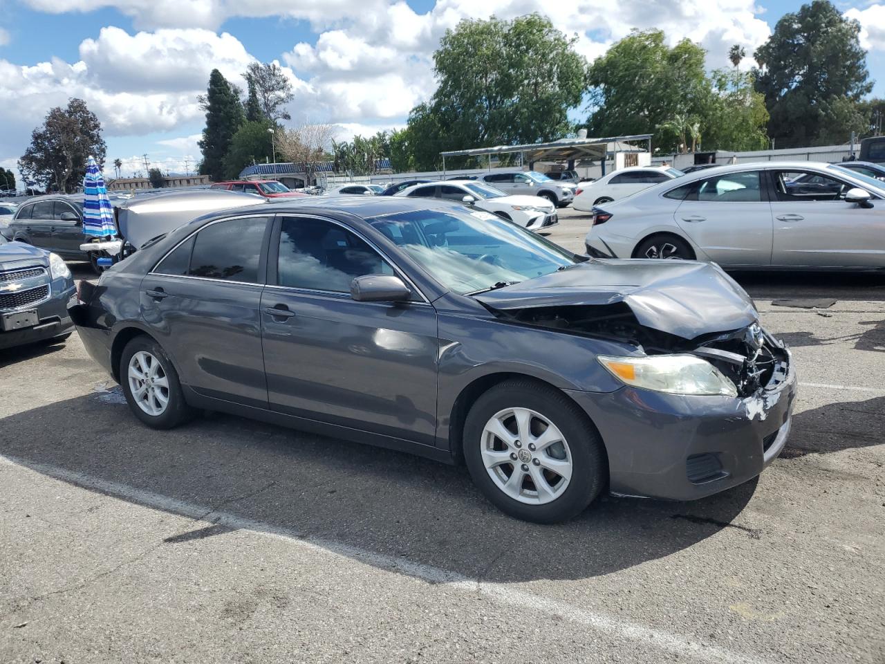 2010 Toyota Camry VIN 4T4BF3EK2AR056892 Copart auction photo, rear end / front end damage thumbnail 4