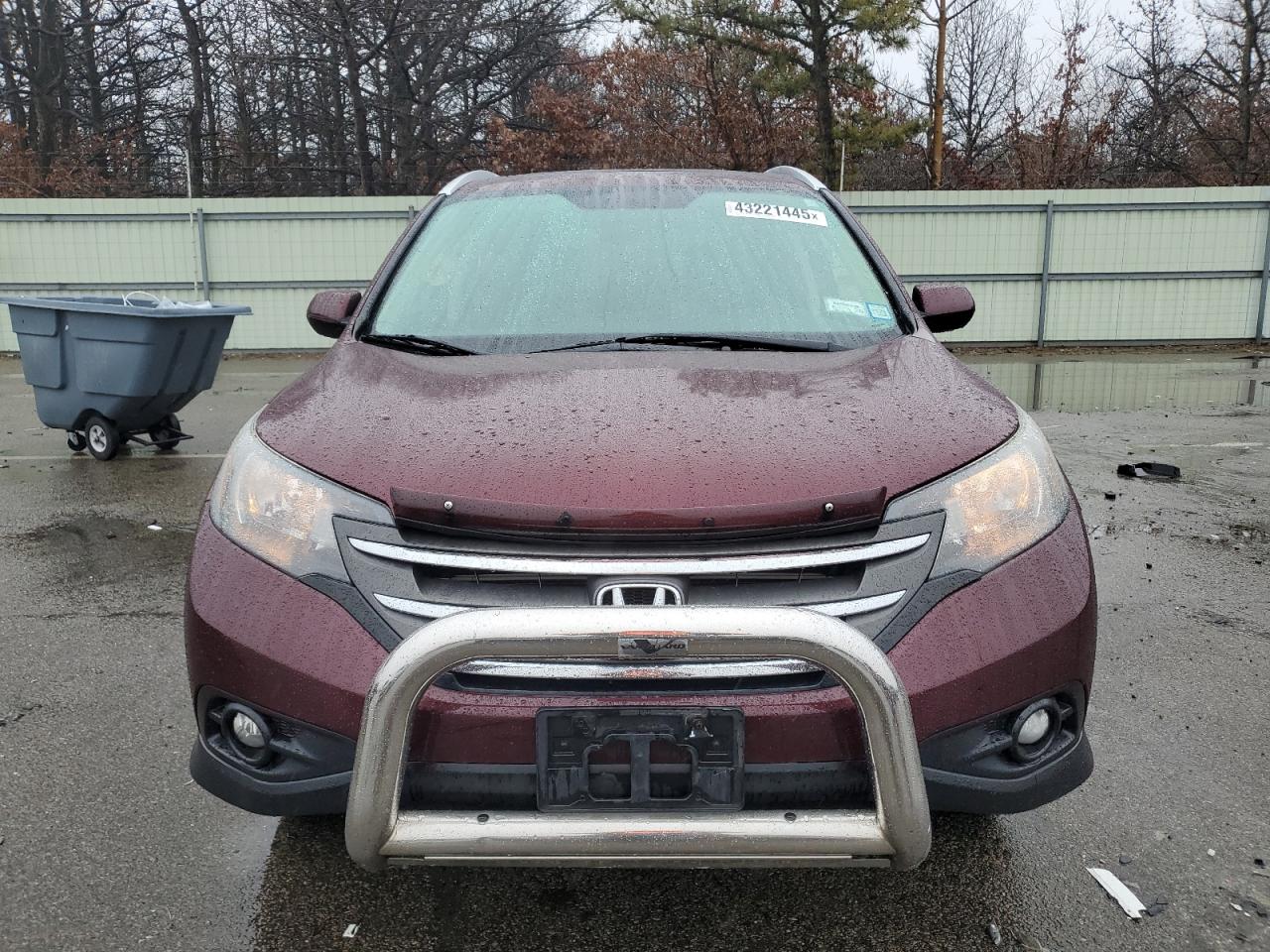 2012 Honda CR-V VIN 5J6RM4H78CL075224 Copart auction photo, side damage thumbnail 5