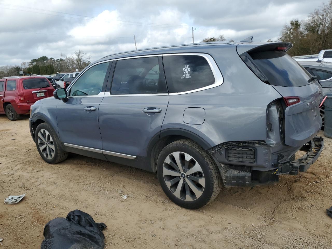 2020 KIA Telluride VIN 5XYP64HCXLG032049 Copart auction photo, rear end damage thumbnail 2