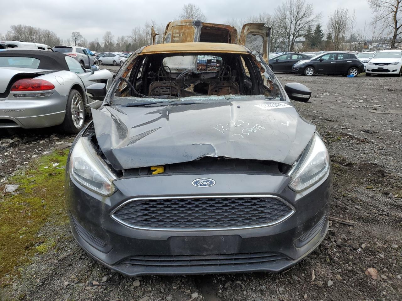 2017 Ford Focus VIN 1FADP3K20HL271993 Copart auction photo, burn - interior / all over damage thumbnail 5