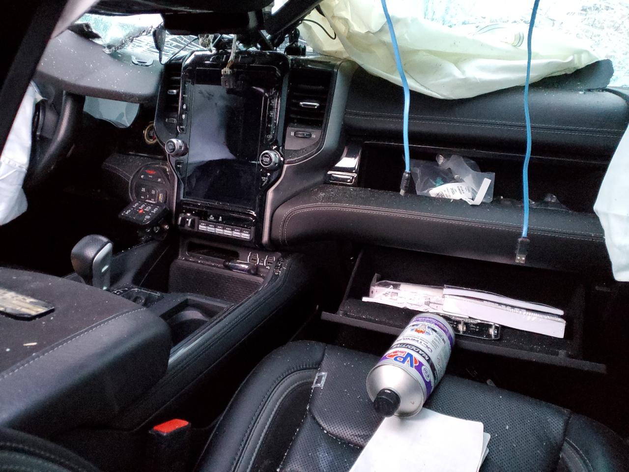 2021 RAM 1500 VIN 1C6SRFU97MN826953 Copart auction photo, rollover damage thumbnail 8