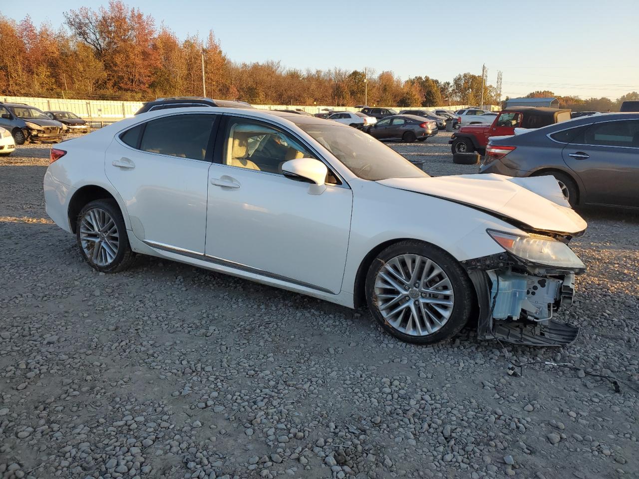 2013 Lexus ES VIN JTHBK1GG6D2034027 Copart auction photo, front end / side damage thumbnail 4
