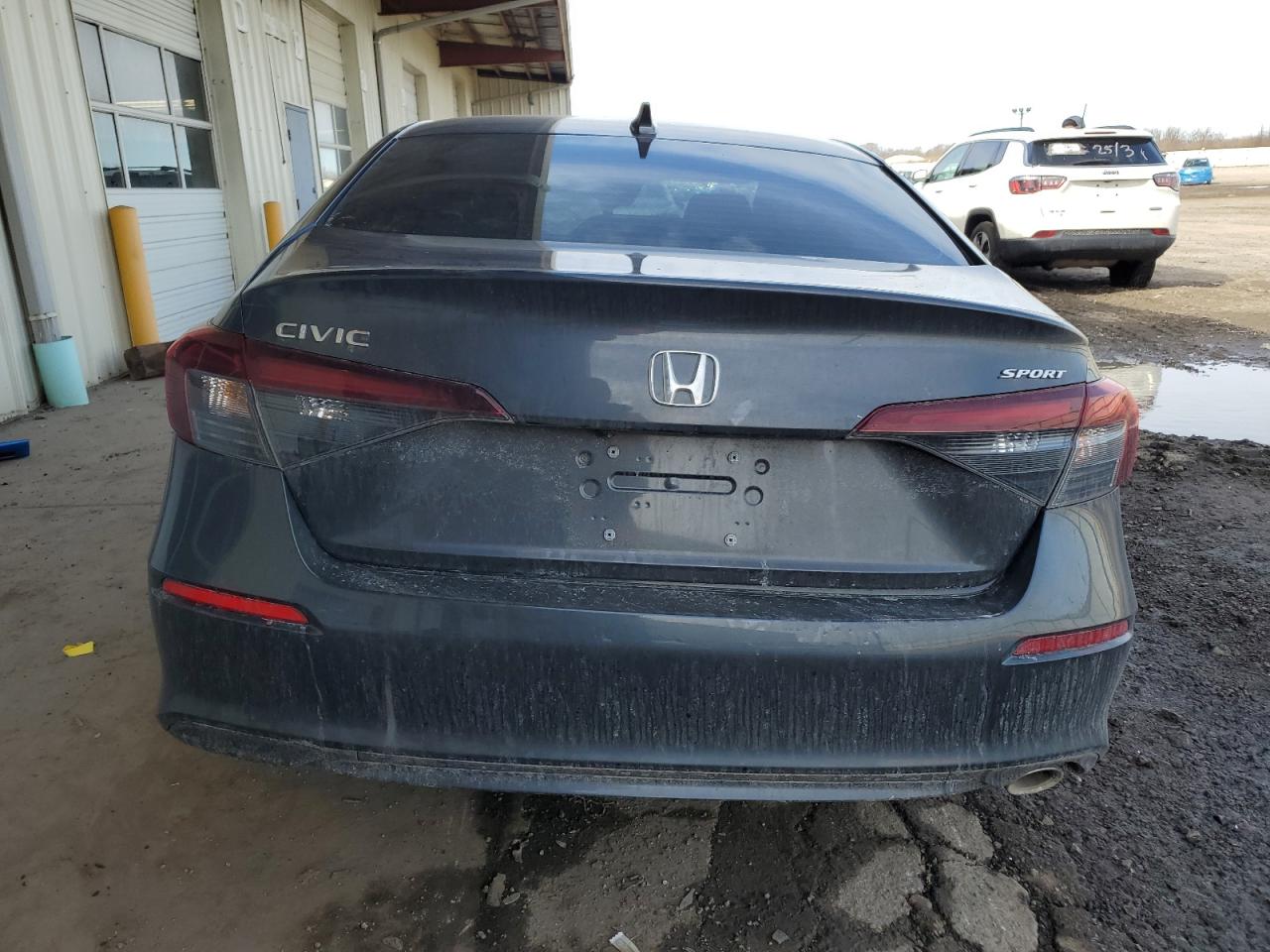 2025 Honda Civic VIN 2HGFE2F57SH528502 Copart auction photo, front end / top/roof damage thumbnail 6