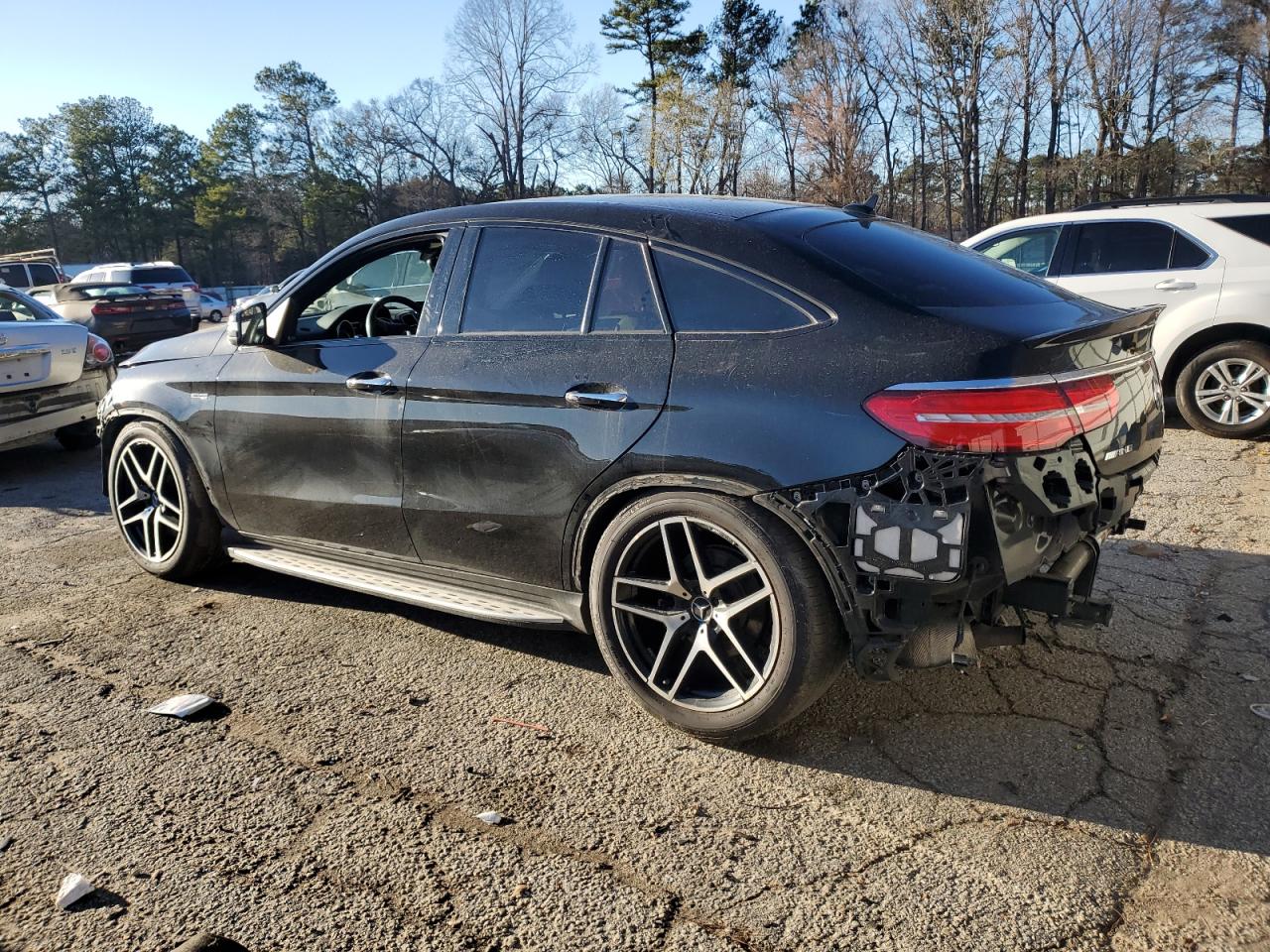 2018 Mercedes-Benz GLE VIN 4JGED6EB5JA100657 Copart auction photo, front end / rear end damage thumbnail 2