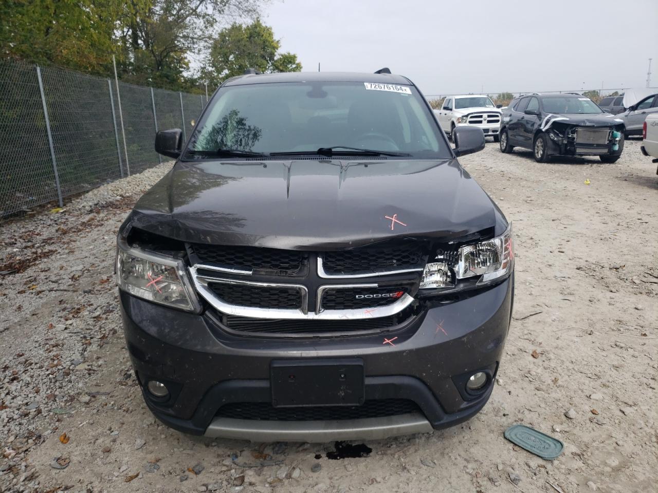 2019 Dodge Journey VIN 3C4PDCBB2KT758687 Copart auction photo, front end / mechanical damage thumbnail 5