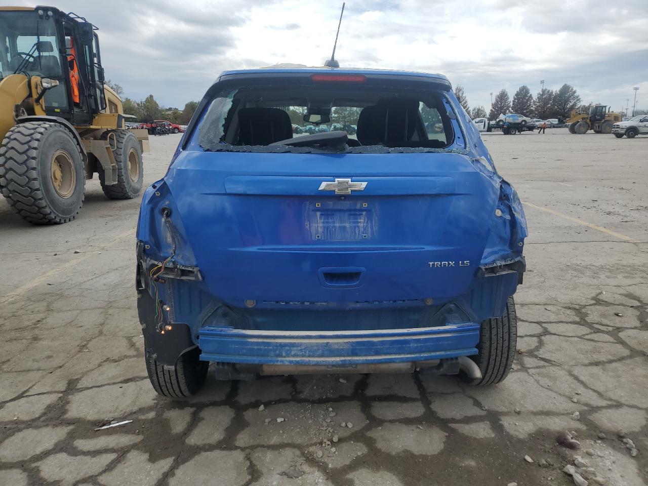 2016 Chevrolet Trax VIN KL7CJKSB2GB537226 Copart auction photo, hail / rear end damage thumbnail 6
