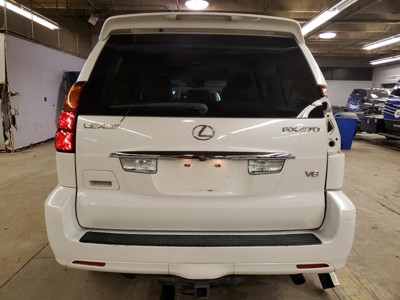 2006 Lexus GX VIN JTJBT20X960100757 Copart auction photo, side damage thumbnail 6
