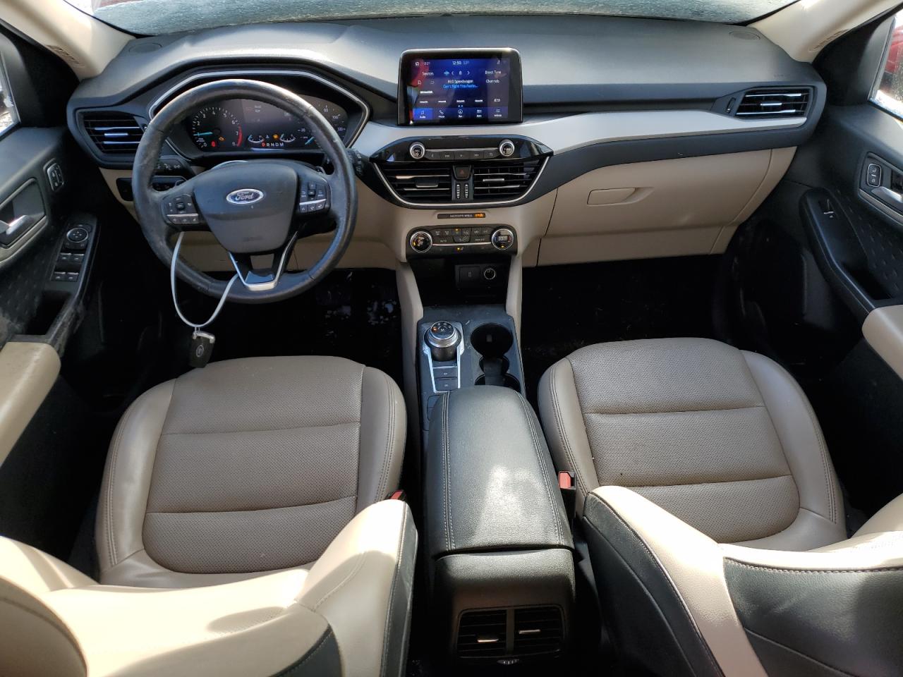2020 Ford Escape VIN 1FMCU9H9XLUA22752 Copart auction photo, front end / side damage thumbnail 8