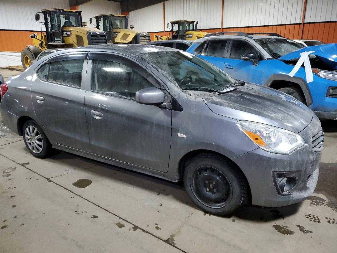 2019 Mitsubishi Mirage VIN ML32F3FJ0KHF07080 Copart auction photo, hail / minor dent/scratches damage thumbnail 4