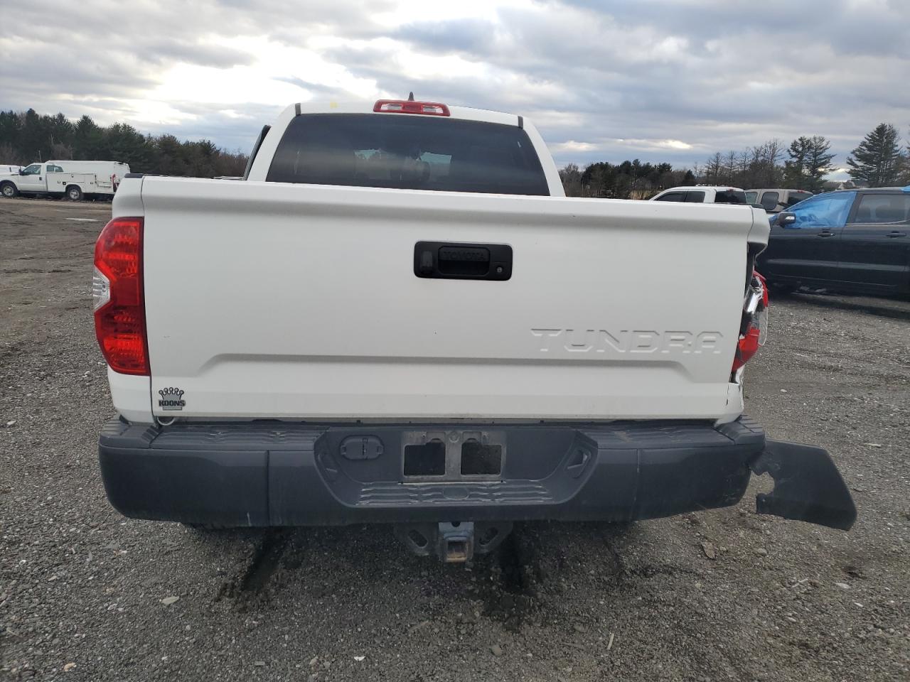 2021 Toyota Tundra VIN 5TFRY5F17MX292529 Copart auction photo, rear end / side damage thumbnail 6