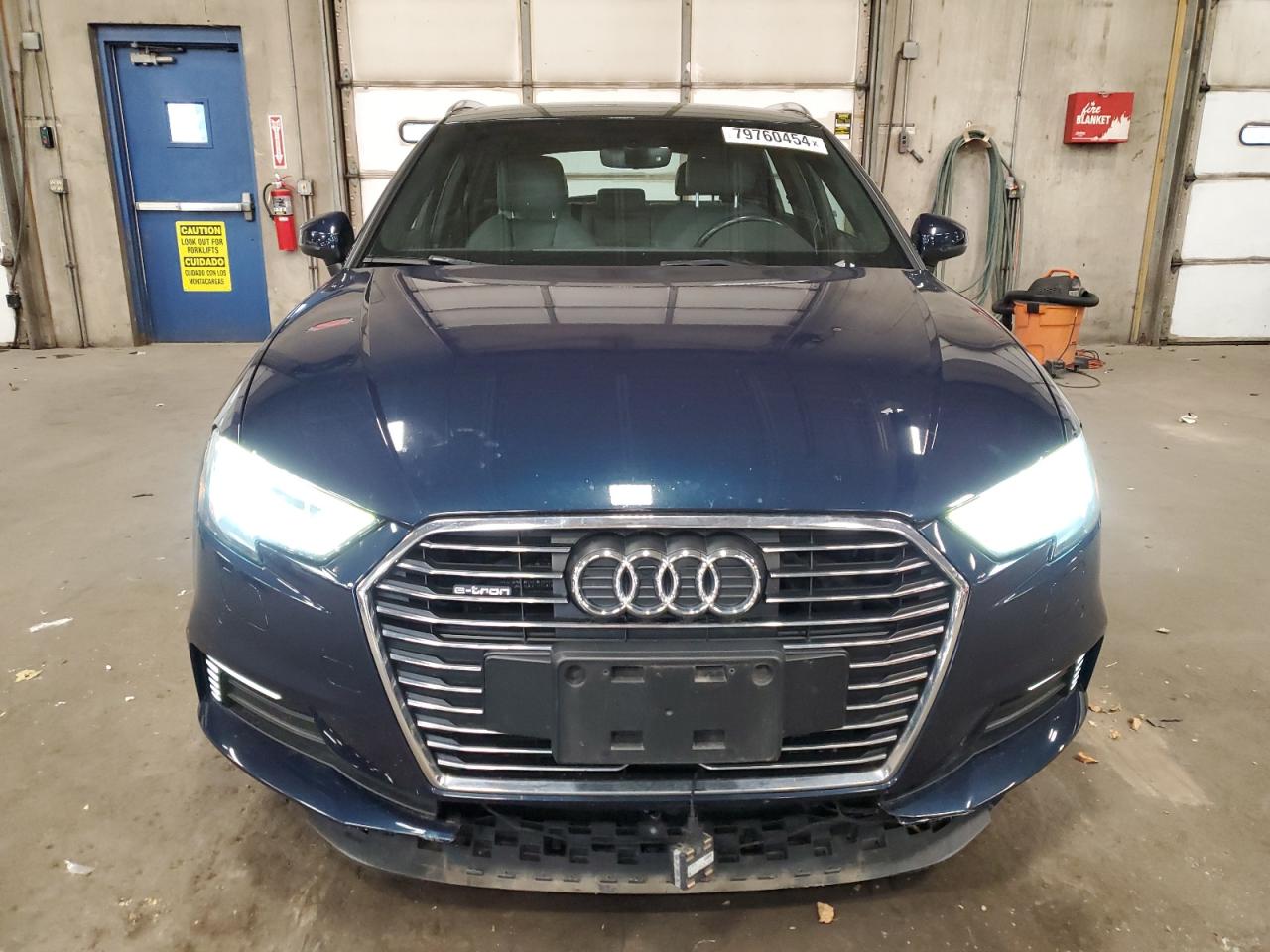 2017 Audi A3 VIN WAUTPBFFXHA089367 Copart auction photo, side / front end damage thumbnail 5