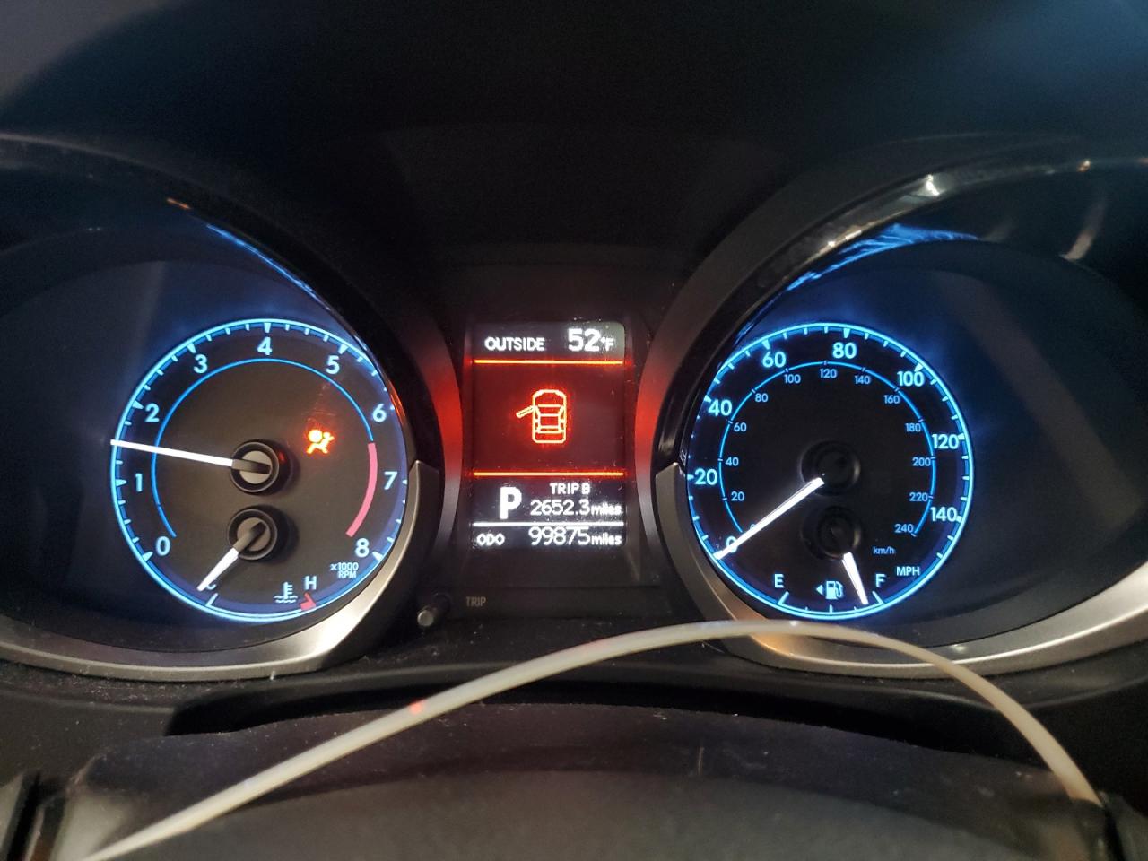 2015 Toyota Corolla VIN 2T1BURHE9FC453145 Copart auction photo, all over damage thumbnail 9